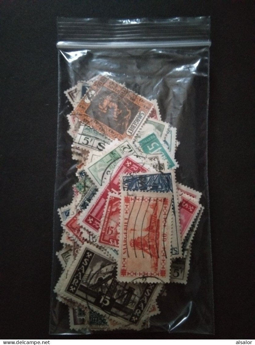 Lot Vrac De Timbres De SARRE Briefmarken SAAR Stamps From SAARLAND - Oblitérés