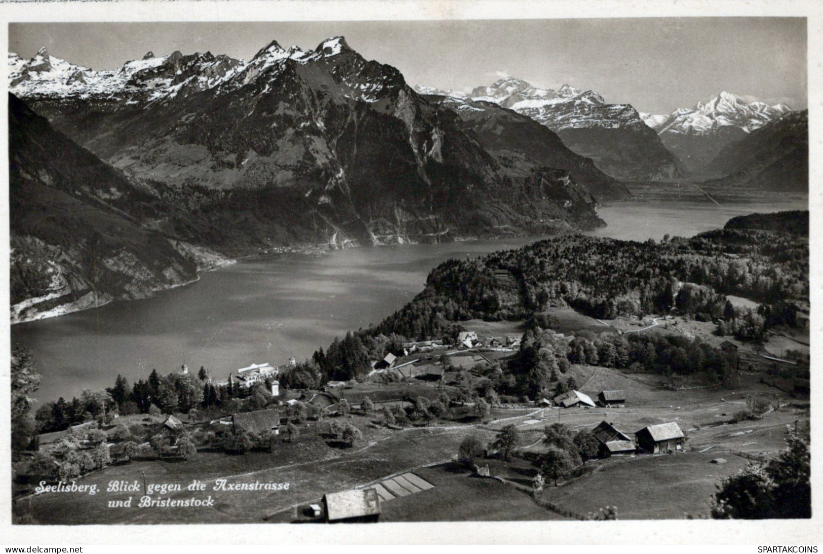 Schweiz Seelisberg Vierwaldstättersee Axenstrasse Bristenstock #SCC121 - Seelisberg