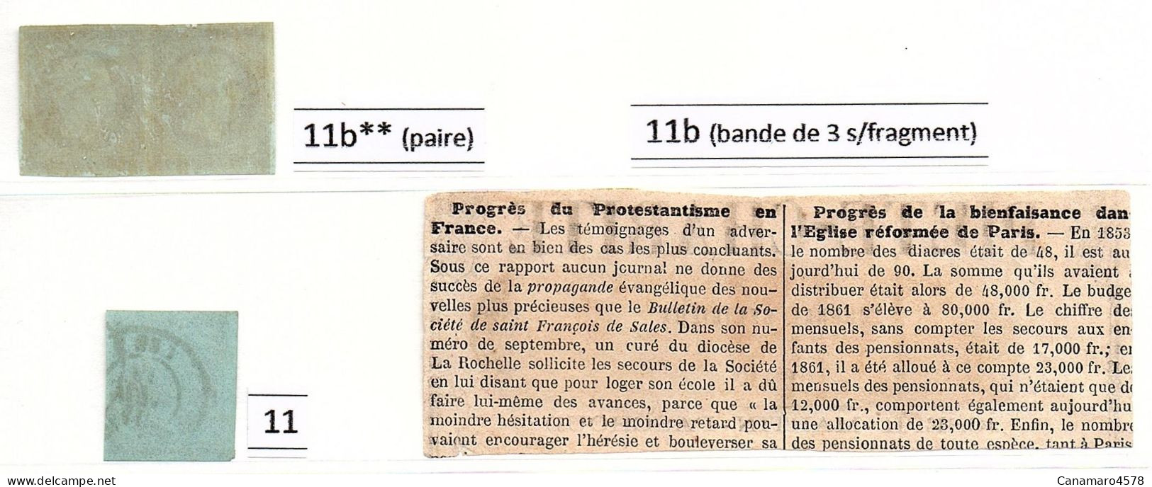 FRANCE - 1852/1862 - Napoléon III , Empire N° 11b à 17A , Oblitérations P.c. Et Lettre , Càd Type 15 + Variétés . T.T.B. - 1853-1860 Napoleon III