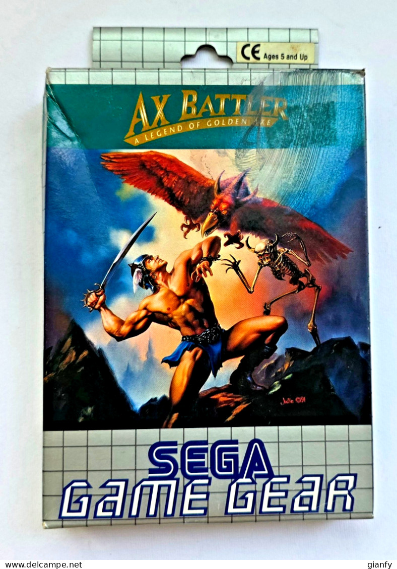 AX BATTLER : A LEGEND OF GOLDEN AXE (ASPECT) SEGA GAME GEAR 1991 BOX - Game Gear