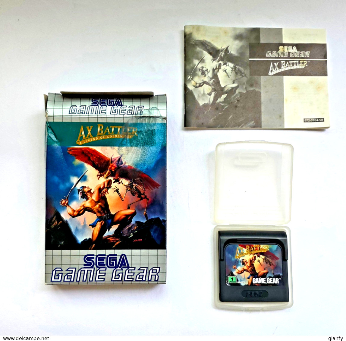 AX BATTLER : A LEGEND OF GOLDEN AXE (ASPECT) SEGA GAME GEAR 1991 BOX