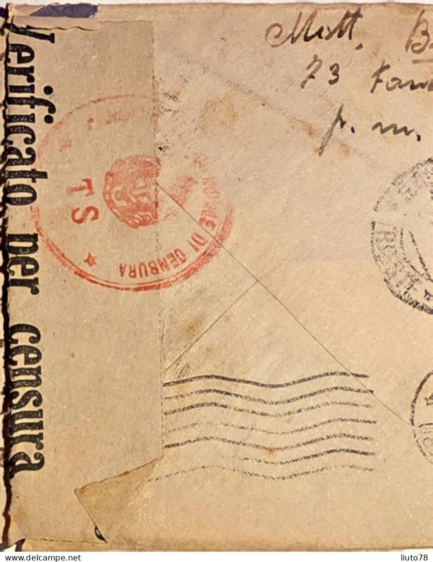 WWII 1941: Busta Da Posta Militare - Documents Historiques