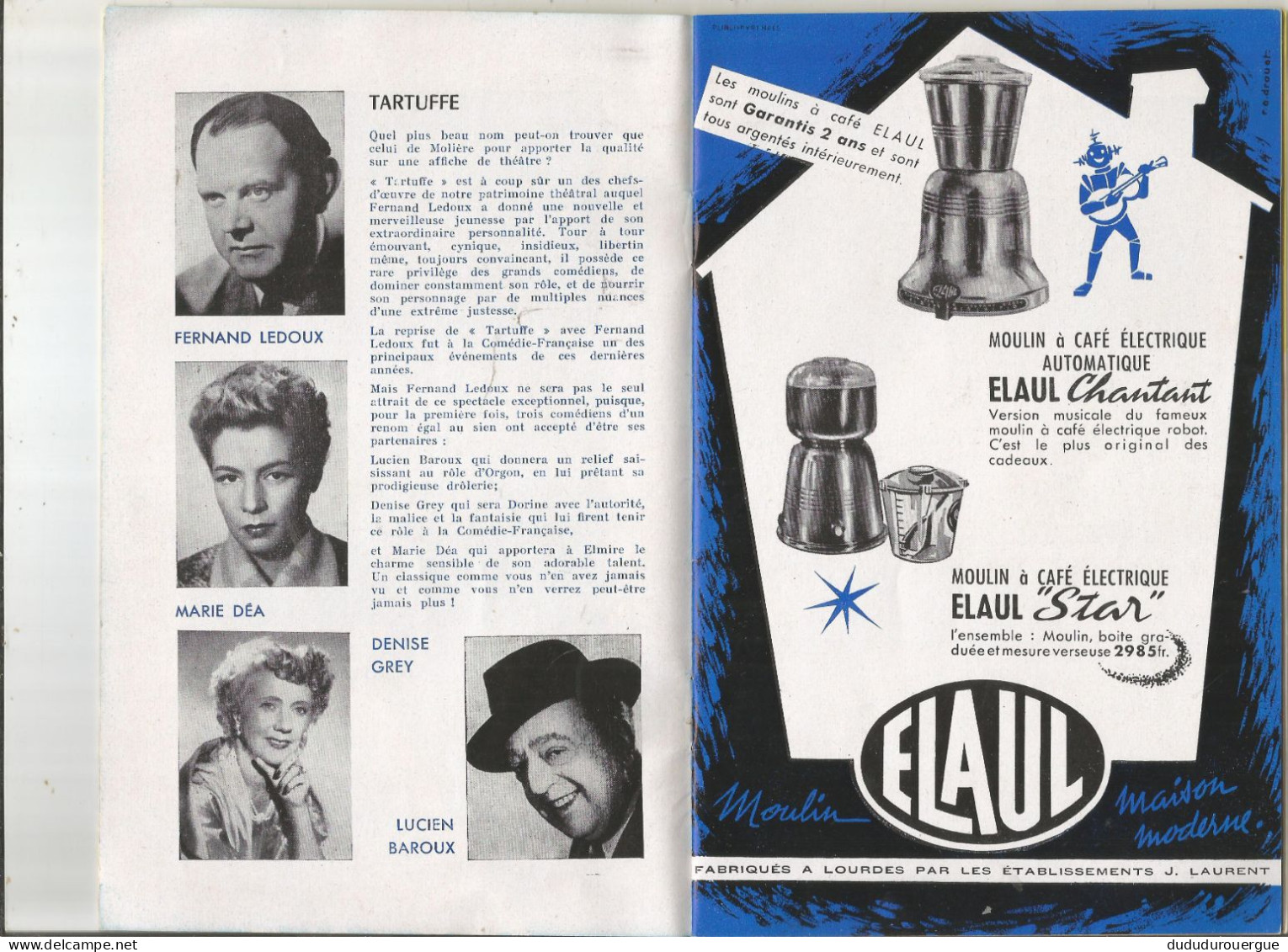 CASINO DE PAU SAISON 1957 / 58 : PROGRAMME - Programmi