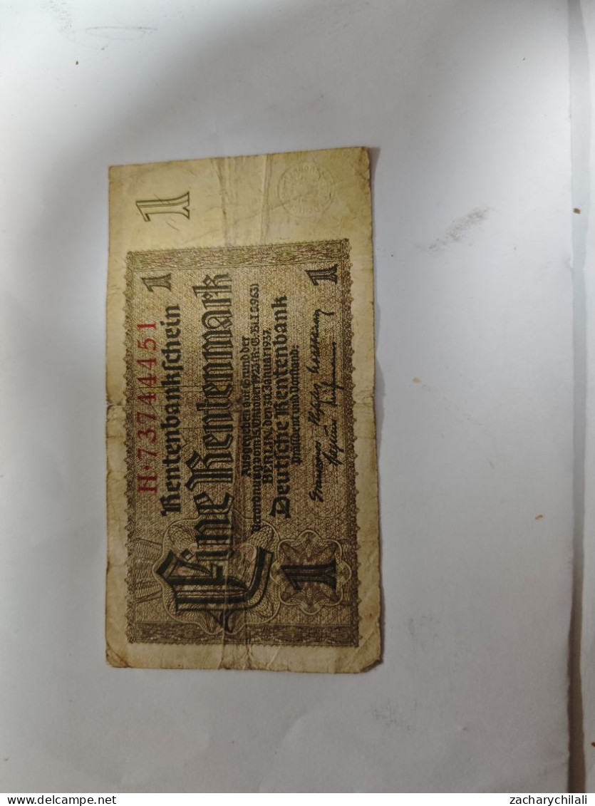 Billet Allemand - Non Classés