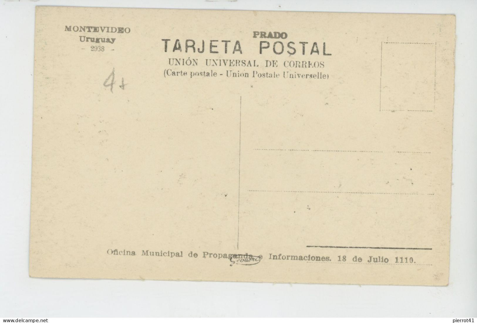 URUGUAY - MONTEVIDEO - Prado - Uruguay