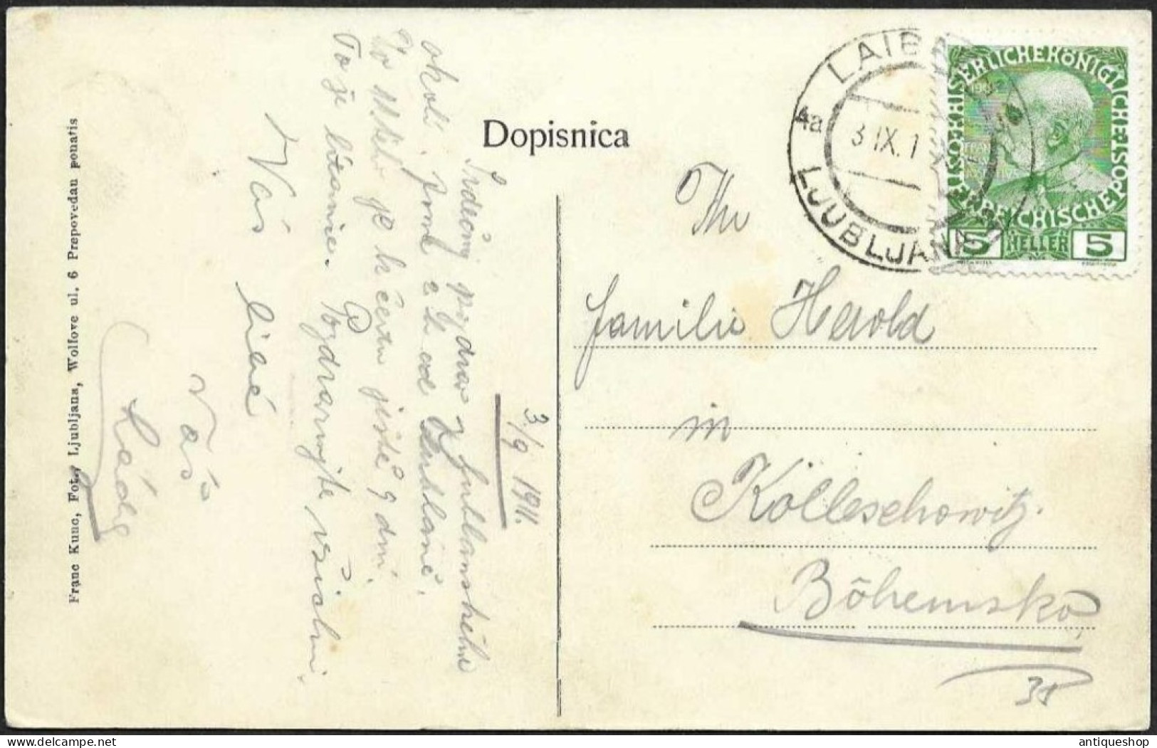 Slovenia-----Medvode-----old Postcard - Slowenien