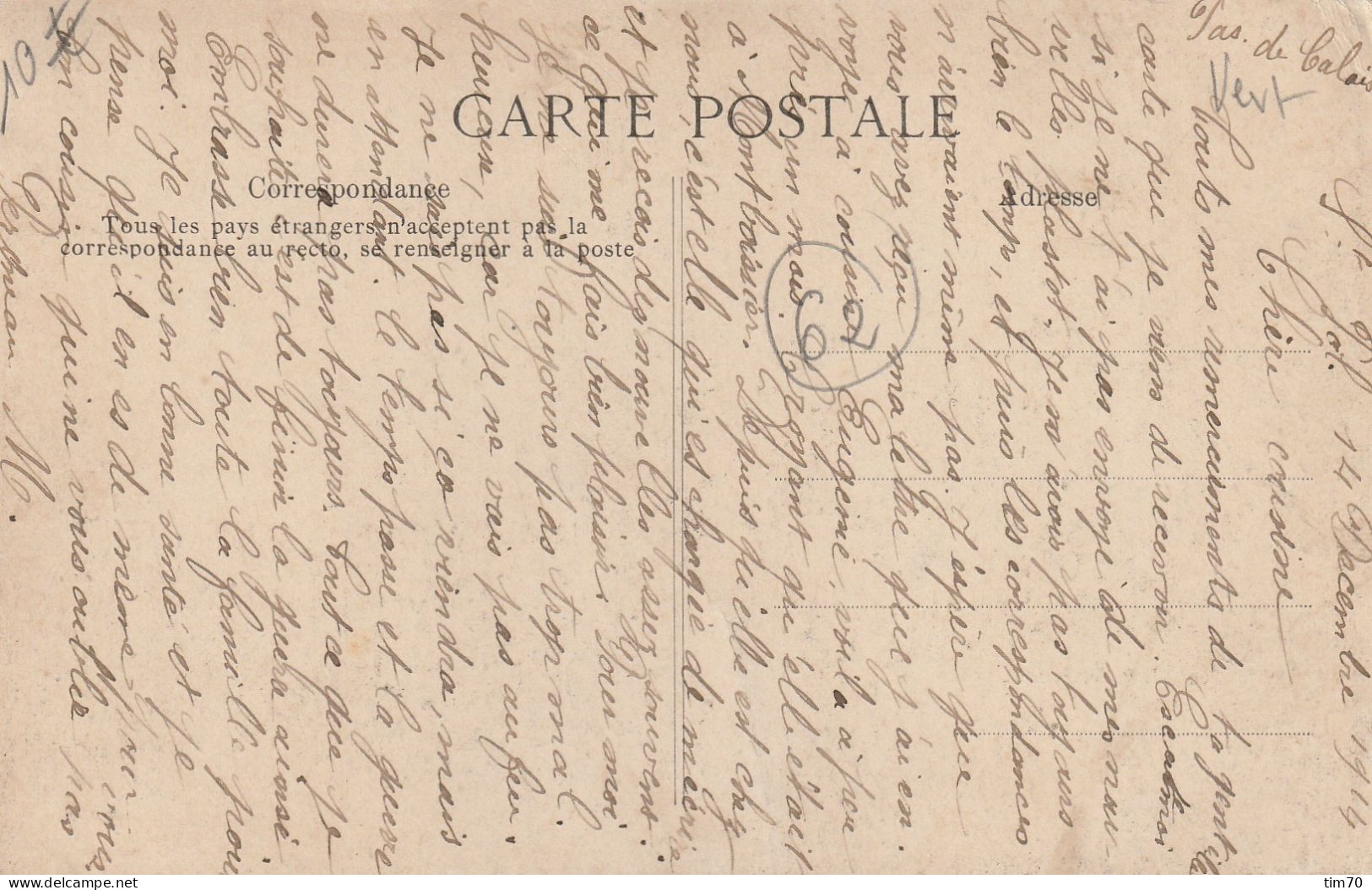 CARTE  POSTALE  62 BETHUNE   PAS DE CALAIS - Bethune