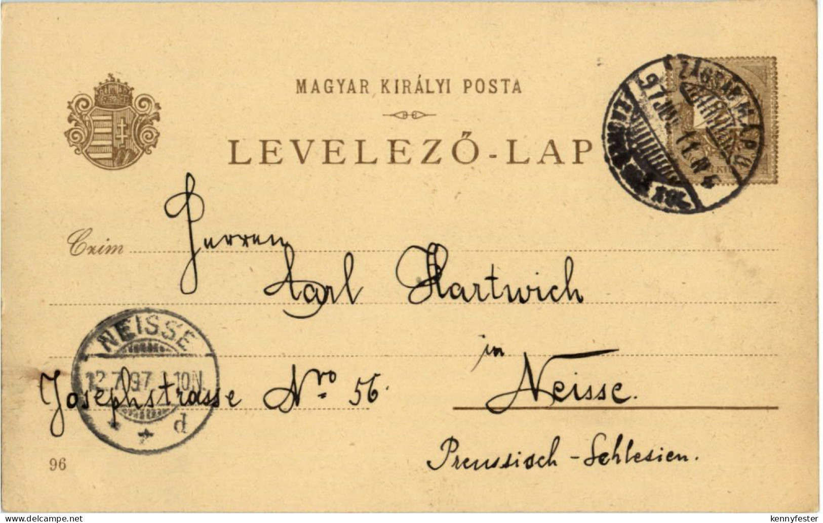 Budapest Exposition 1897 - Litho - Ganzsache - Ungarn