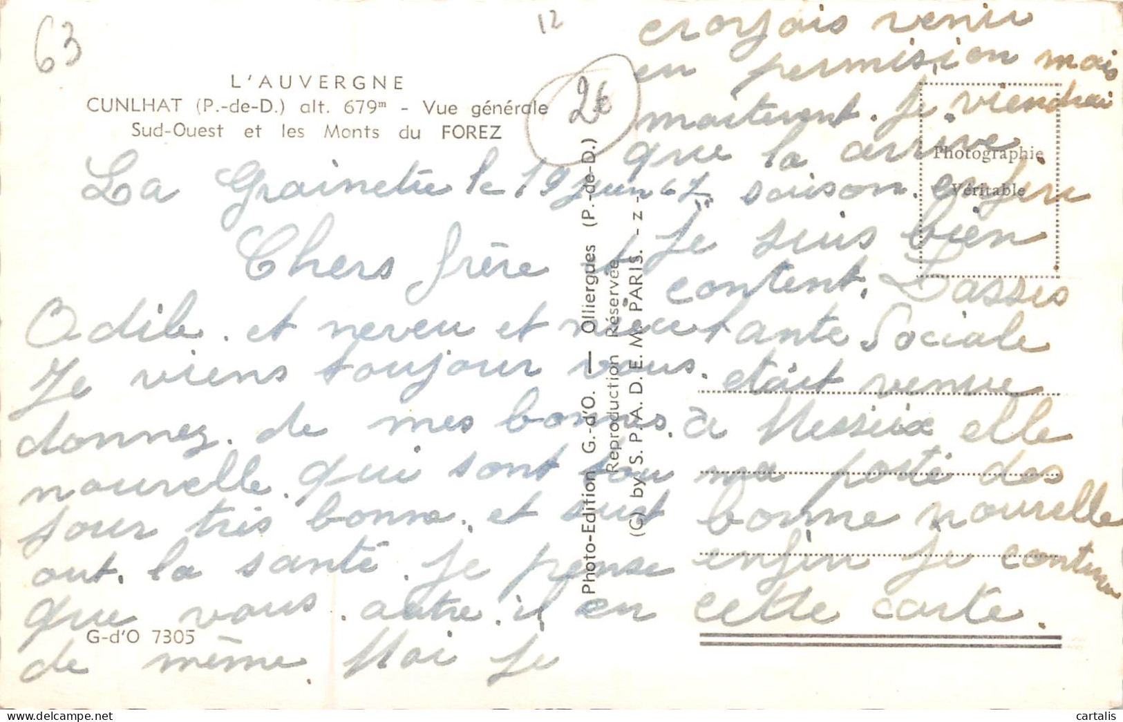63-CUNLHAT-N°645-E/0205 - Cunlhat