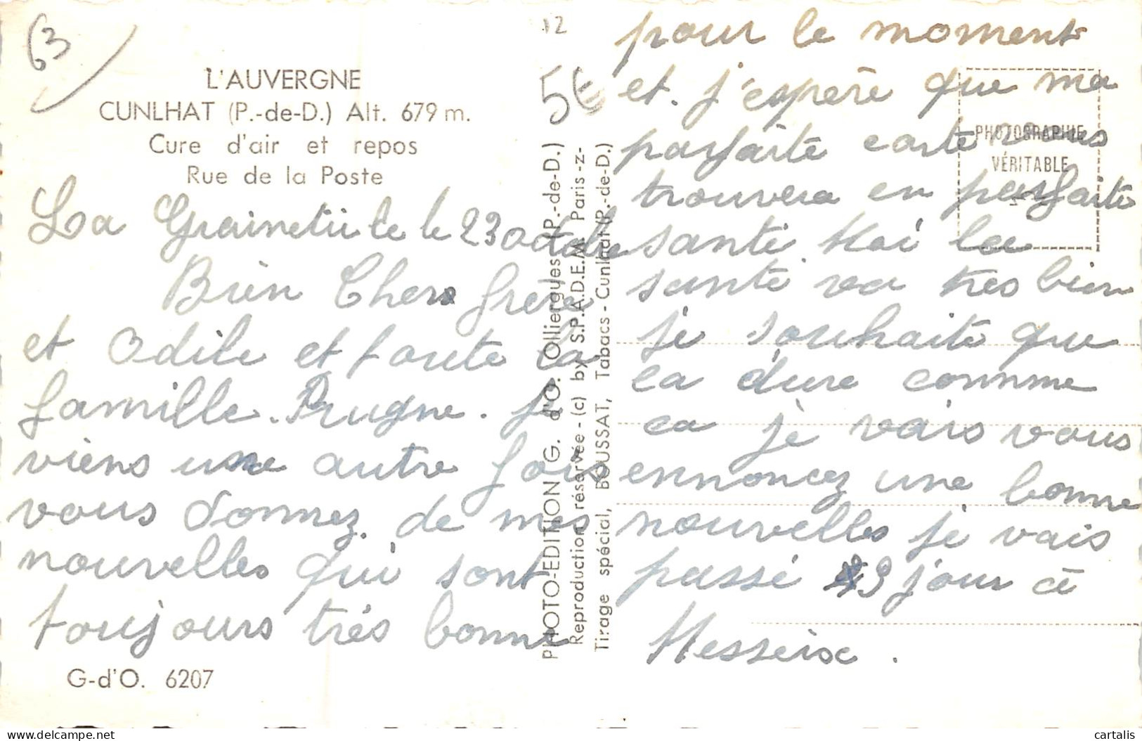 63-CUNLHAT-N°645-E/0203 - Cunlhat