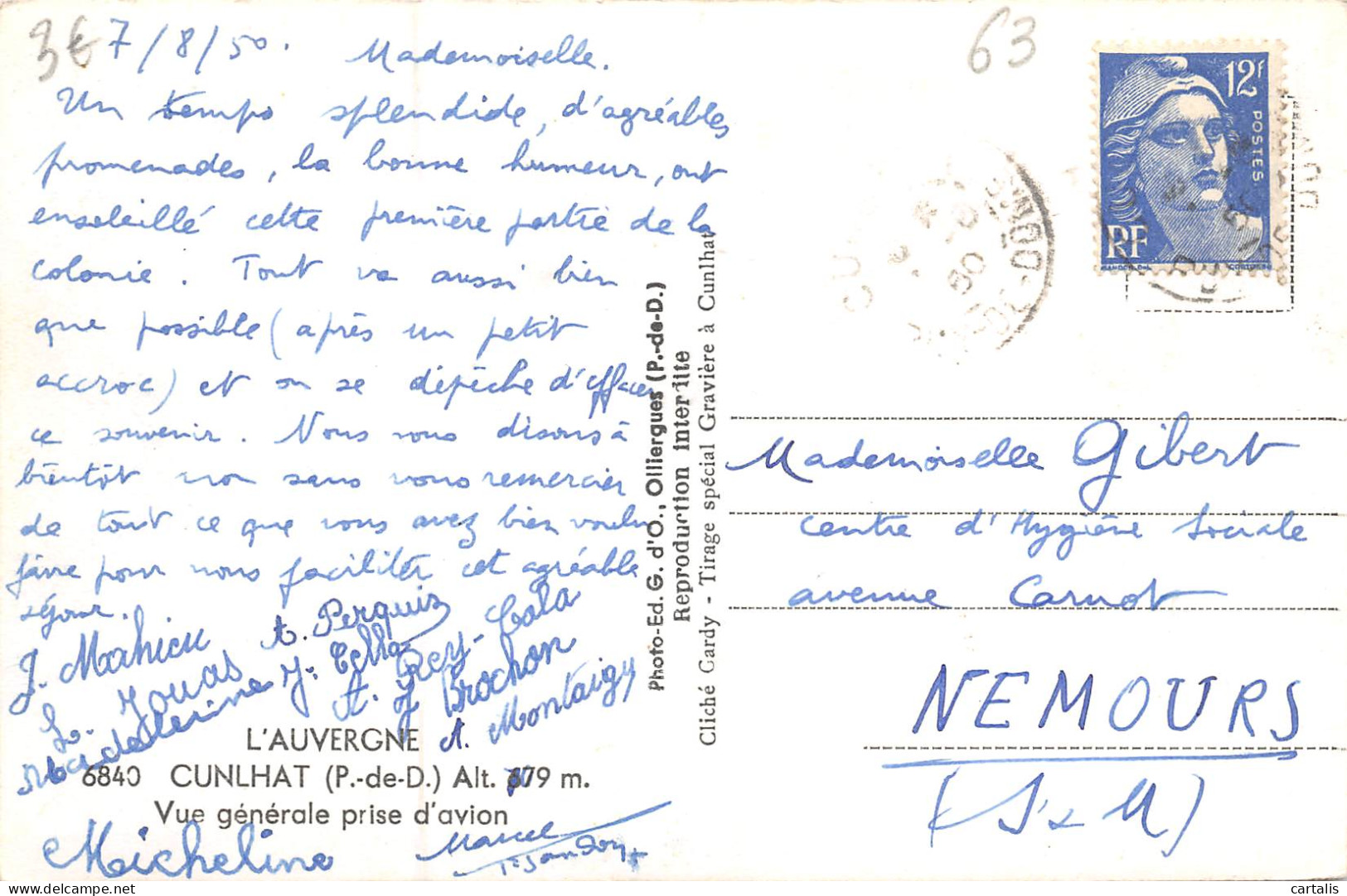 63-CUNLHAT-N°645-E/0193 - Cunlhat