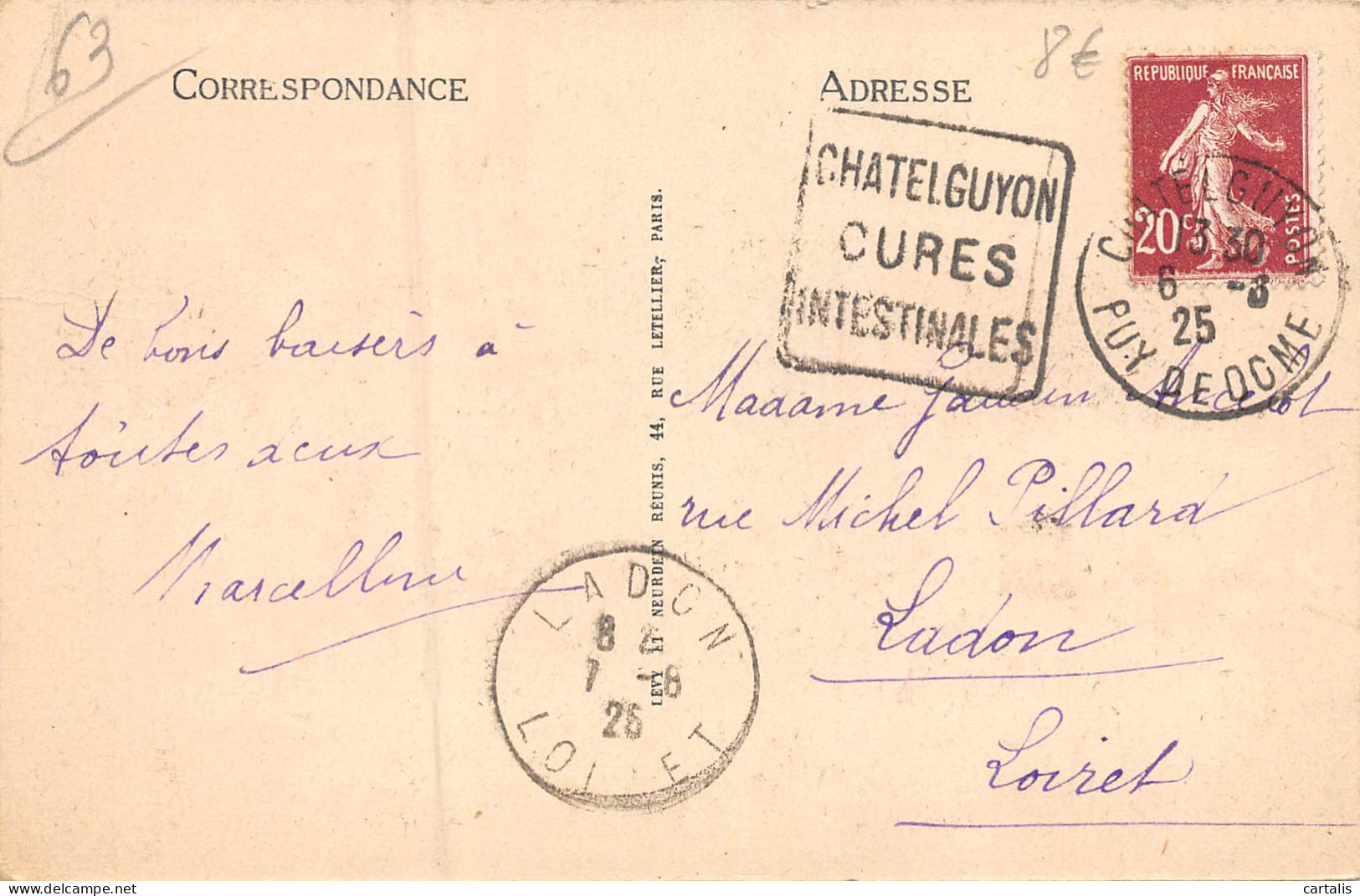 63-CHATEL GUYON-N°645-E/0133 - Châtel-Guyon