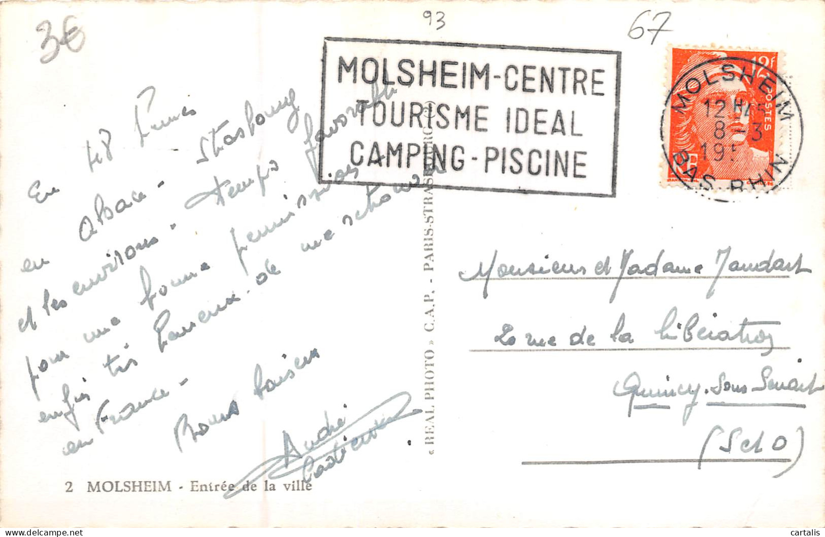 67-MOLSHEIM-N°646-B/0165 - Molsheim