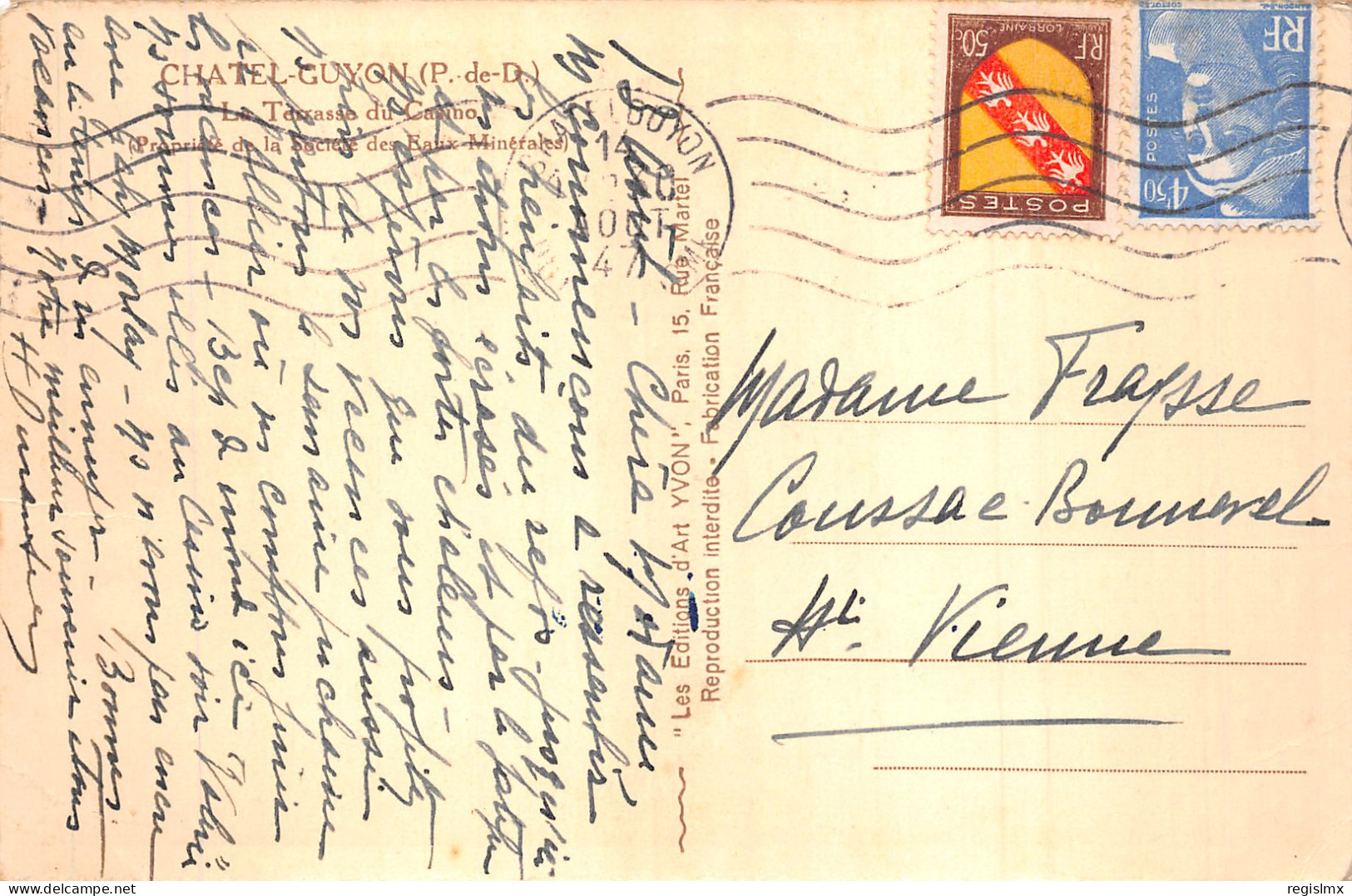 63-CHATEL GUYON-N°T2221-B/0113 - Châtel-Guyon