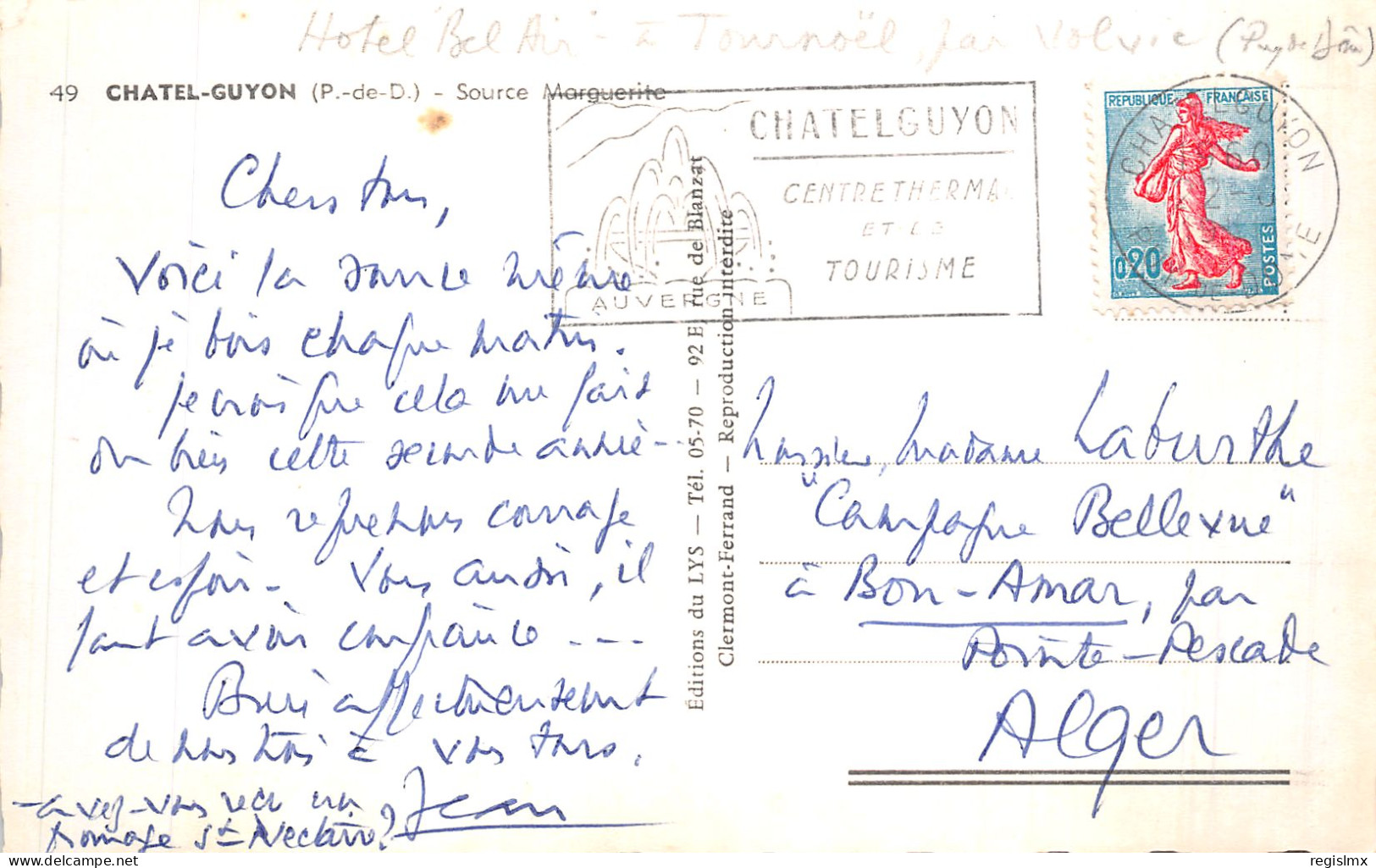 63-CHATEL GUYON-N°T2221-E/0027 - Châtel-Guyon