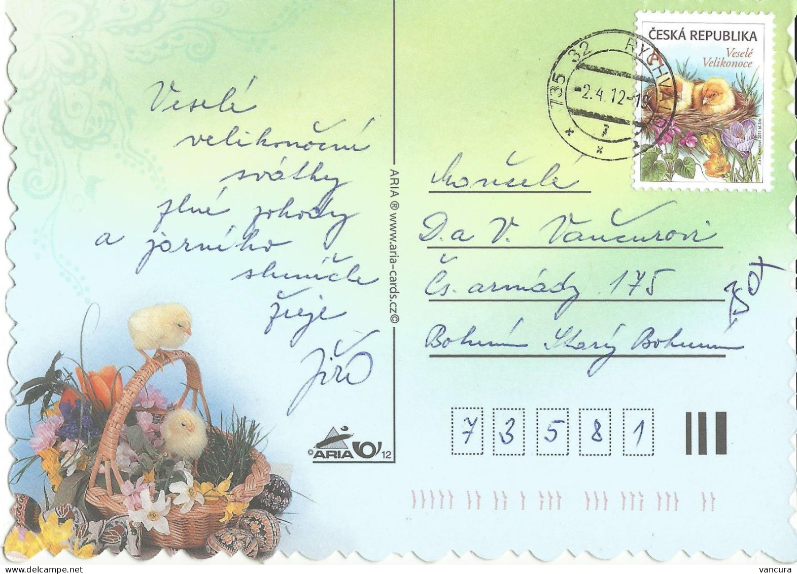 Picture Postcard Czech Republic Easter - Ostern