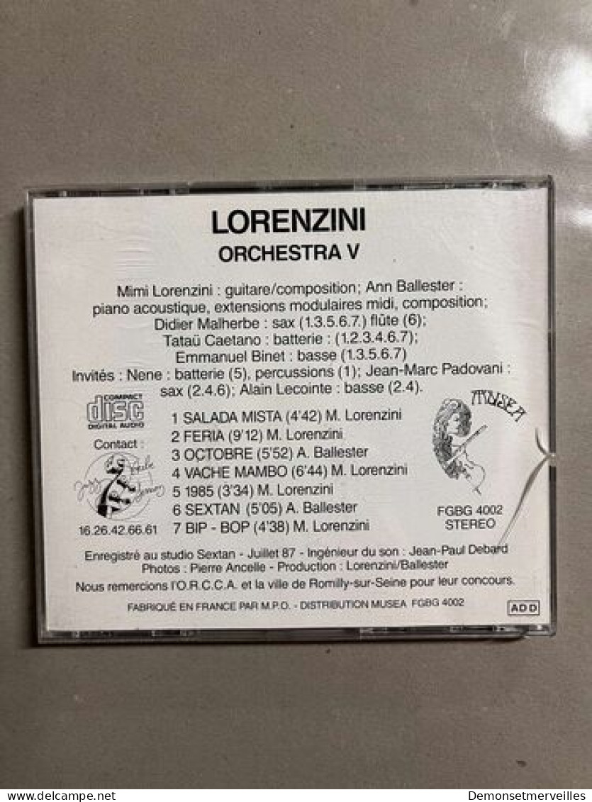 Lorenzini Orchestra V CD - Autres & Non Classés