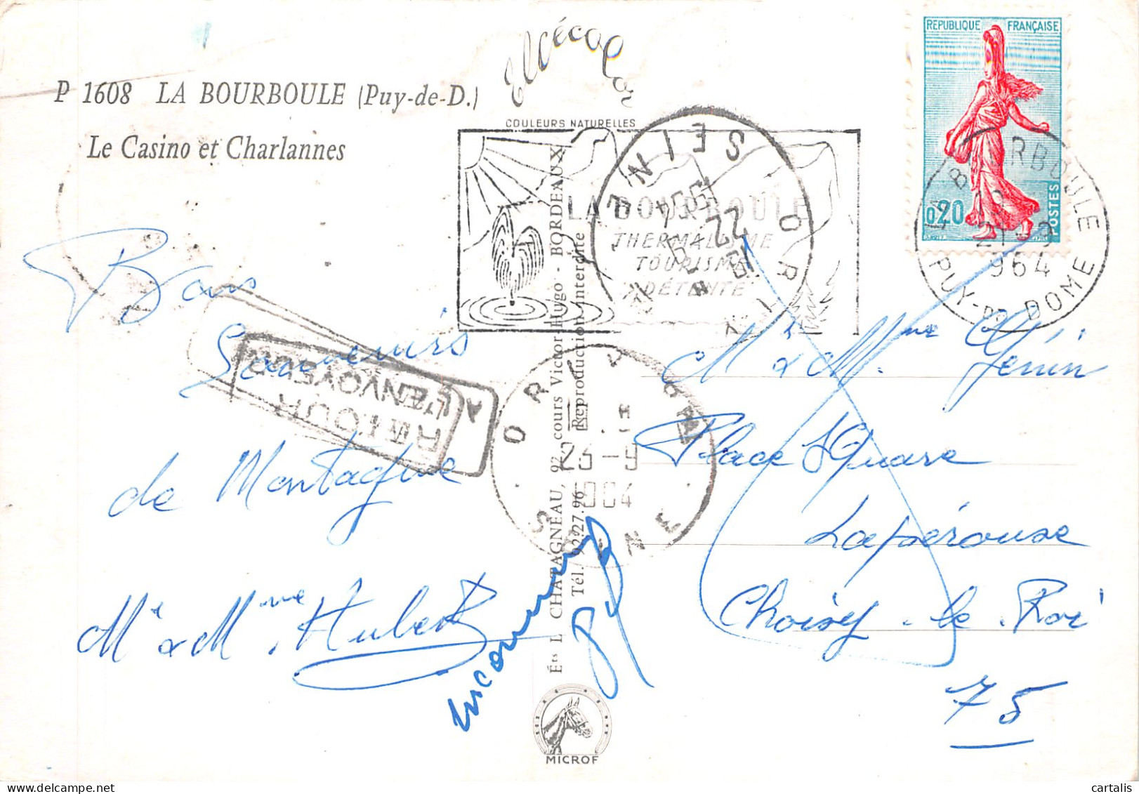 63-LA BOURBOULE-N°5137-E/0097 - La Bourboule
