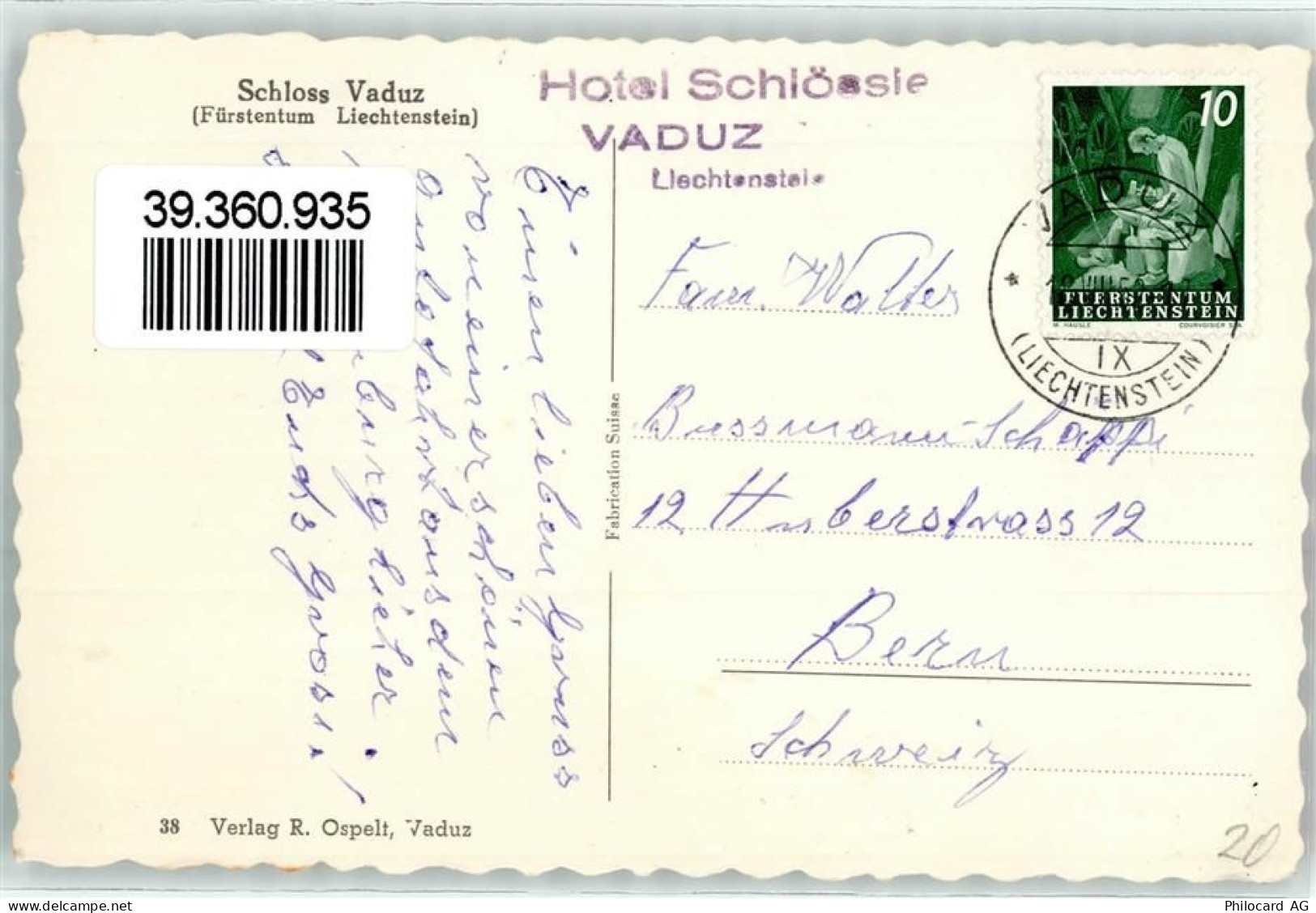 9490 Vaduz - 39360935 - Liechtenstein