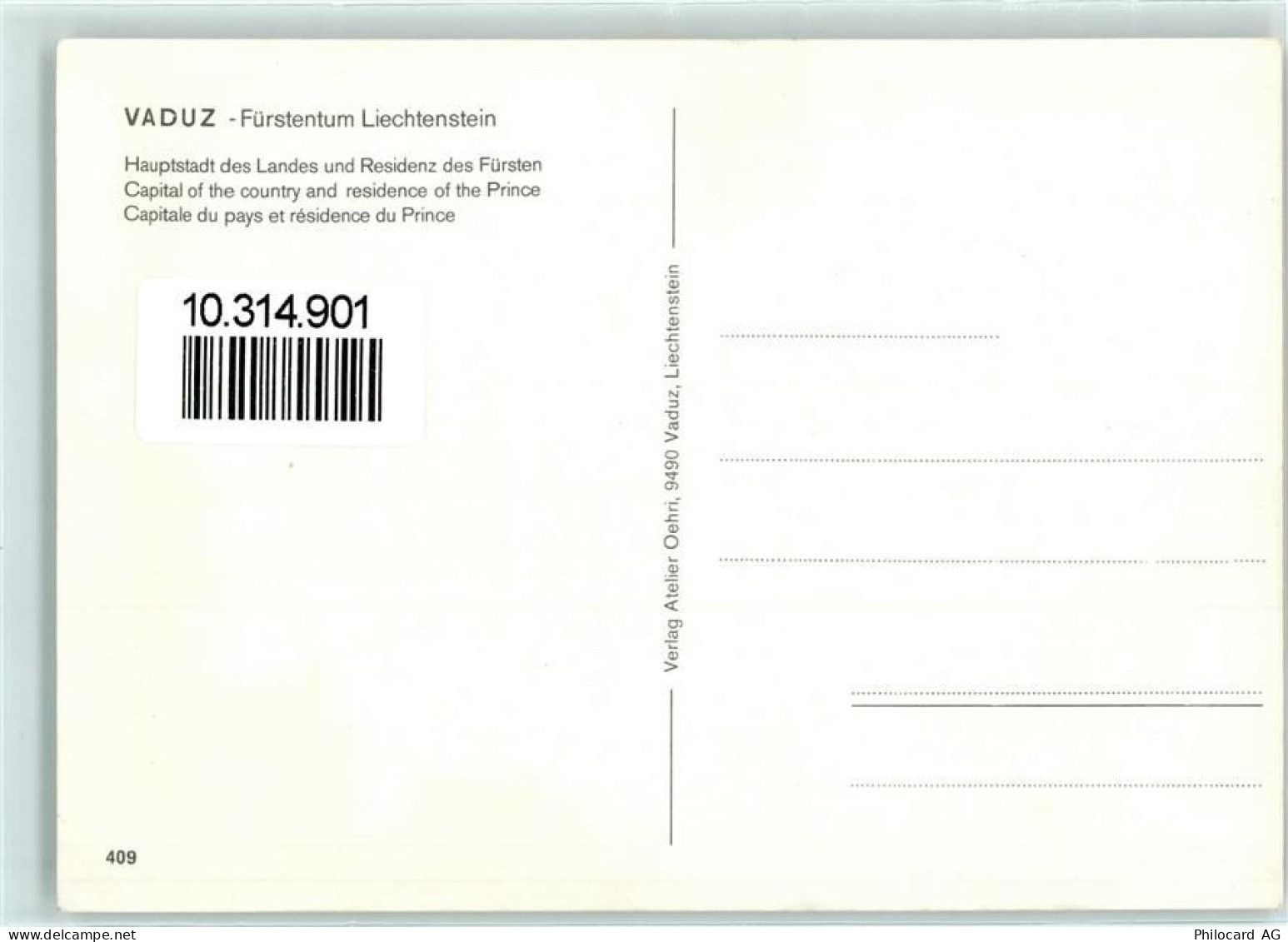 9490 Vaduz - 10314901 - Liechtenstein