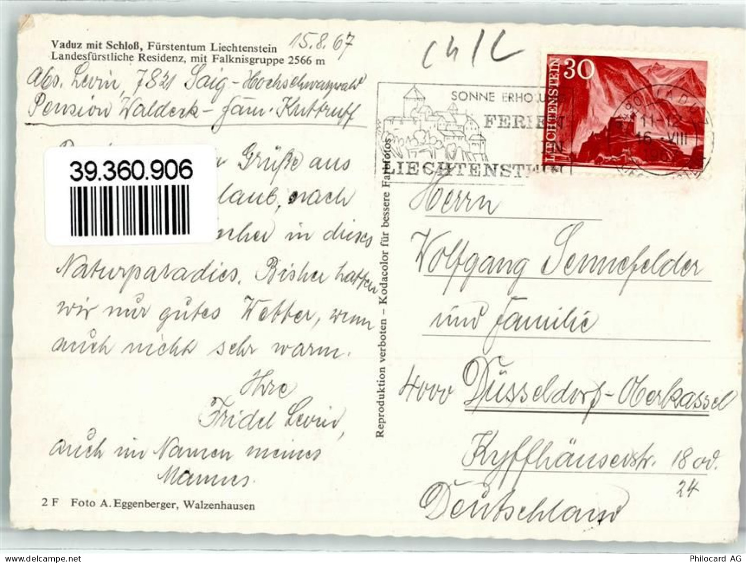 9490 Vaduz - 39360906 - Liechtenstein