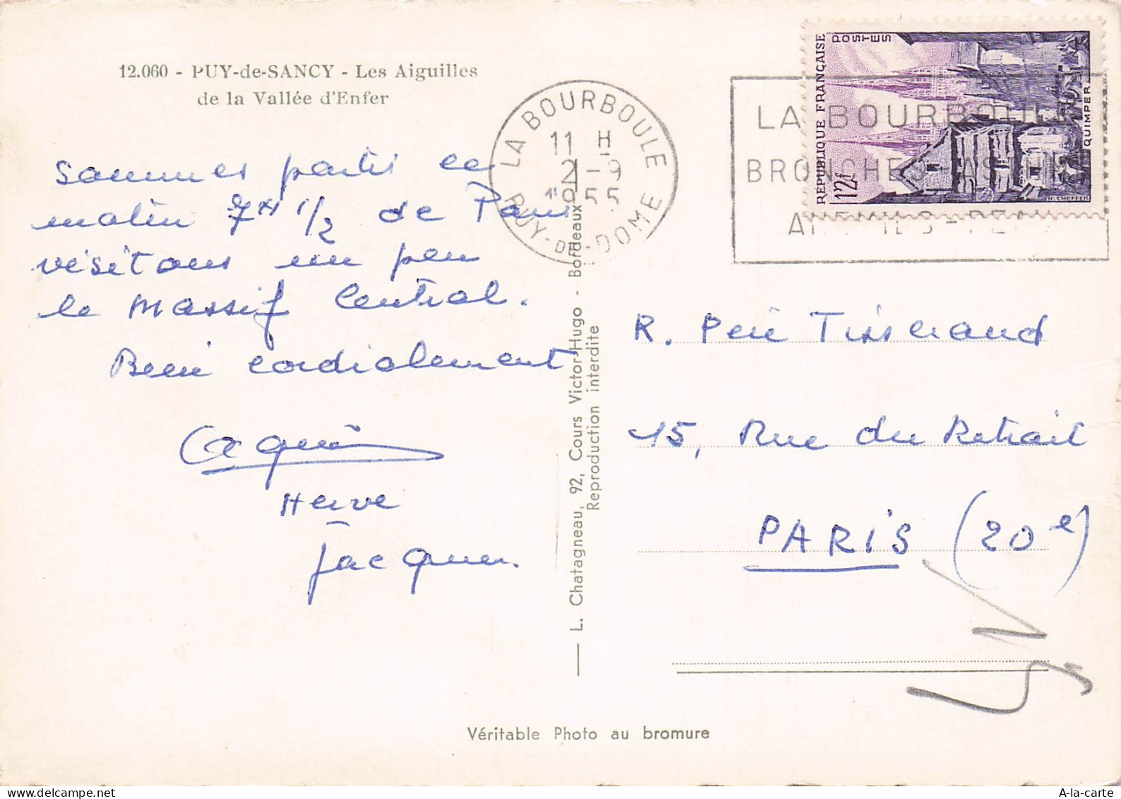63 LA BOURBOULE PUY DE SANCY - La Bourboule