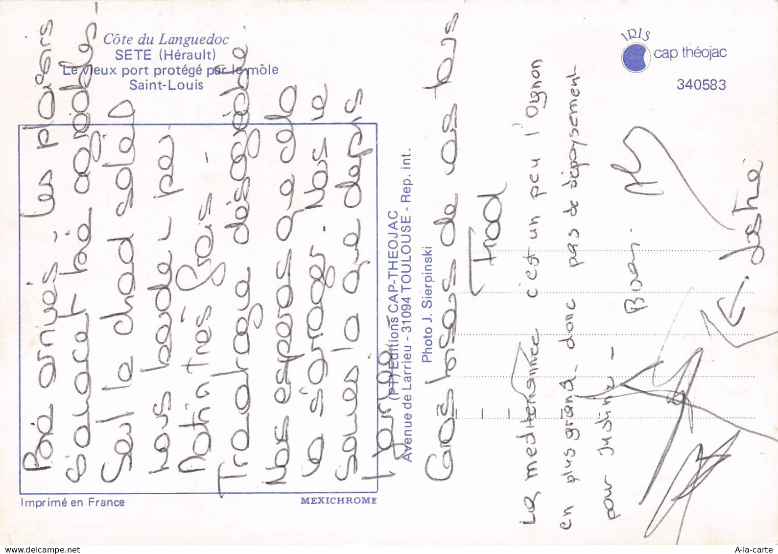 34 SETE COTE DU LANGUEDOC - Sete (Cette)