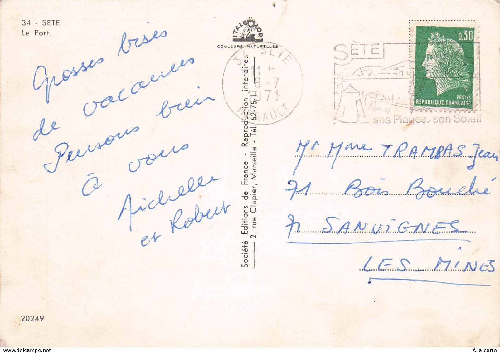 34 SETE LE PORT - Sete (Cette)