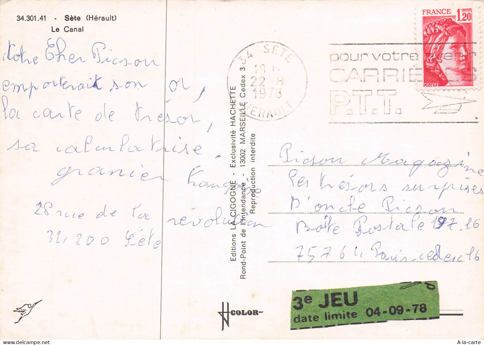 34 SETE LE CANAL - Sete (Cette)