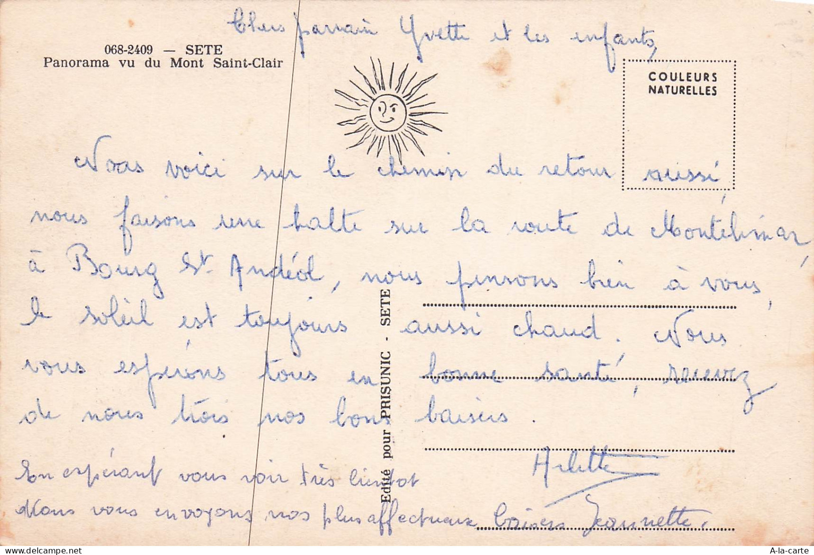 34 SETE MONT SAINT CLAIR - Sete (Cette)