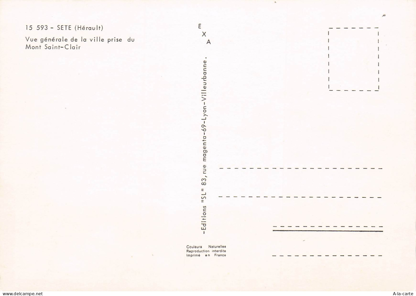 34 SETE MONT SAINT CLAIR - Sete (Cette)