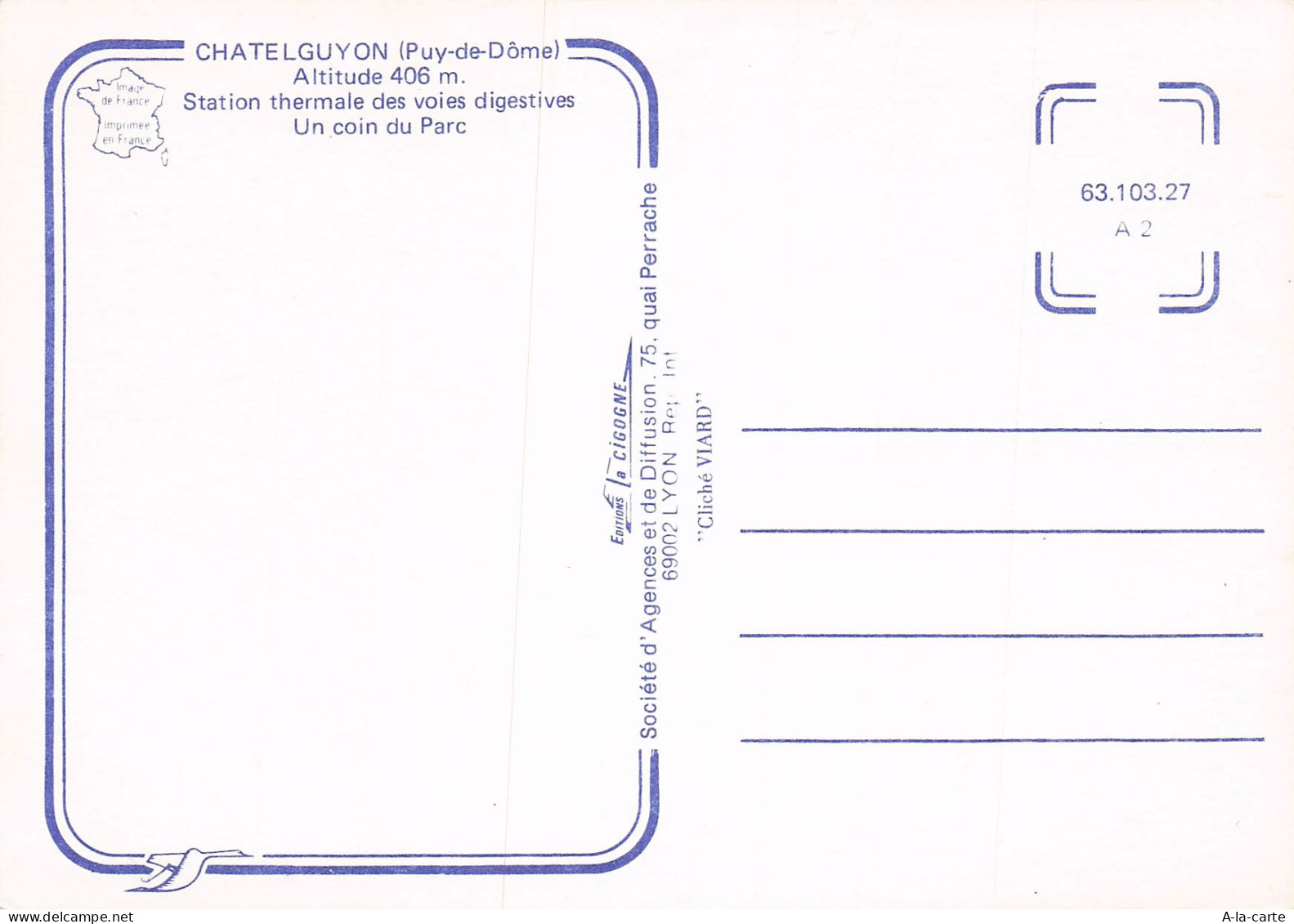 63 CHATEL GUYON UN COIN DU PARC - Châtel-Guyon