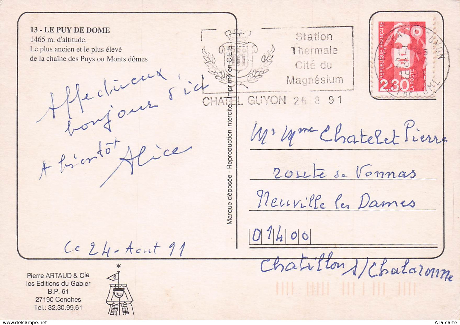 63 CHATEL GUYON STATION THERMALE - Châtel-Guyon