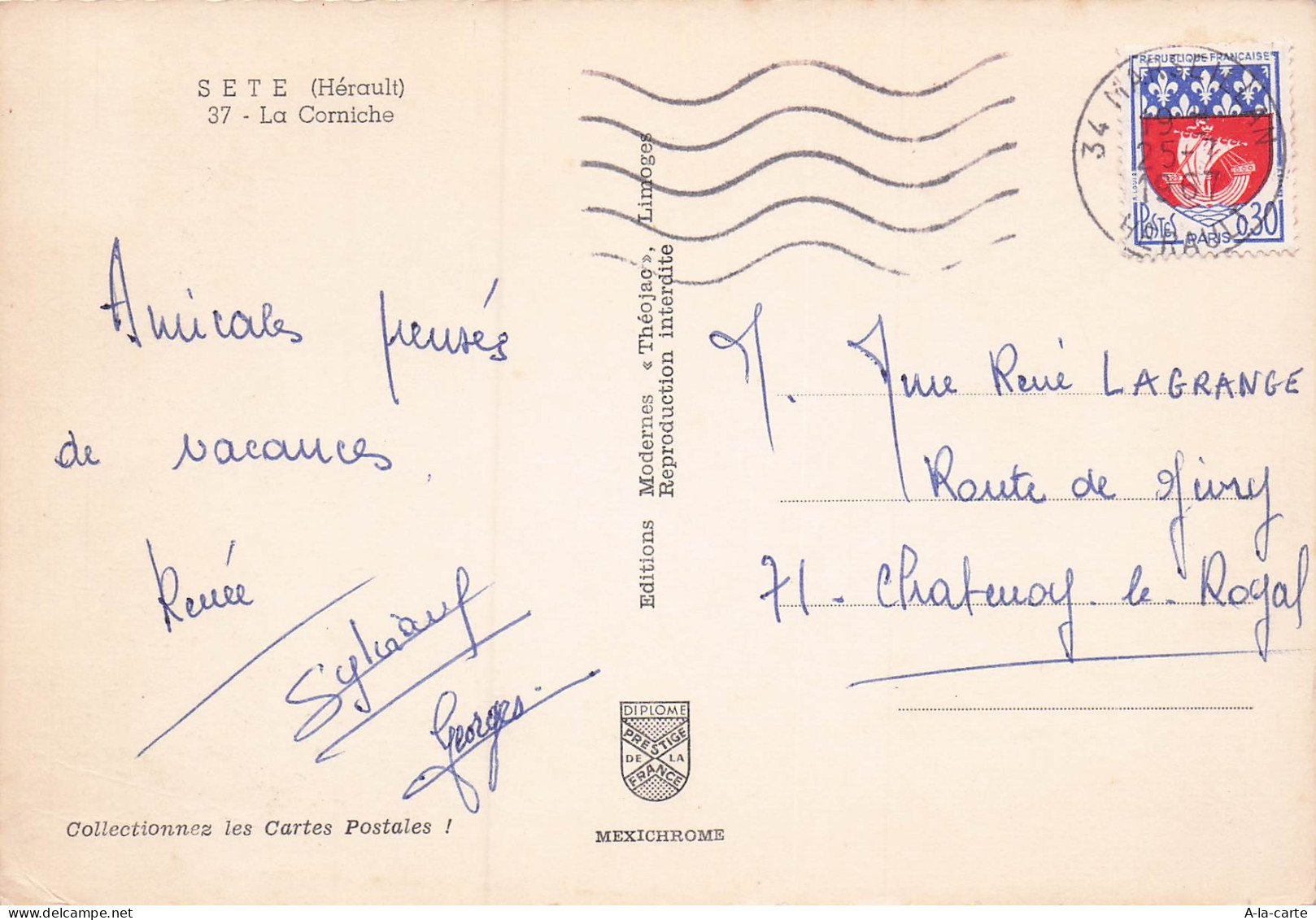 34 SETE LA CORNICHE - Sete (Cette)