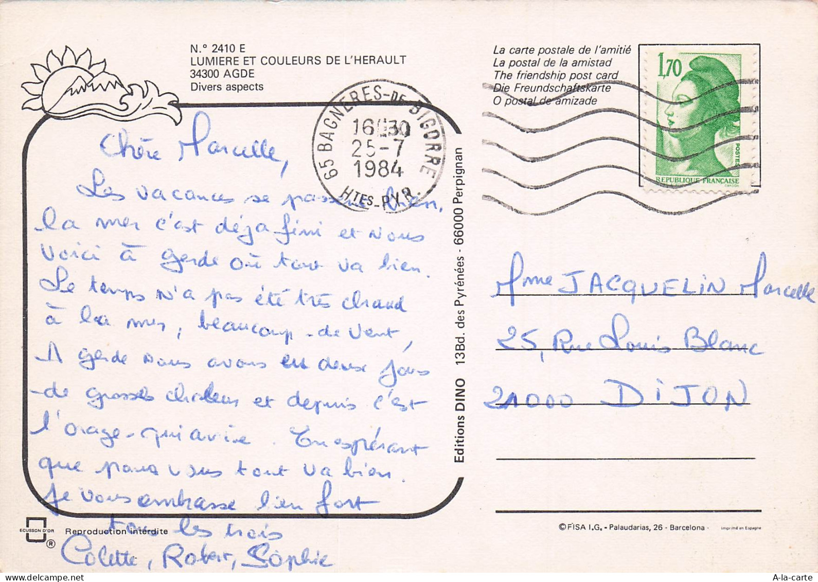 34 AGDE VUE GENERALE - Agde