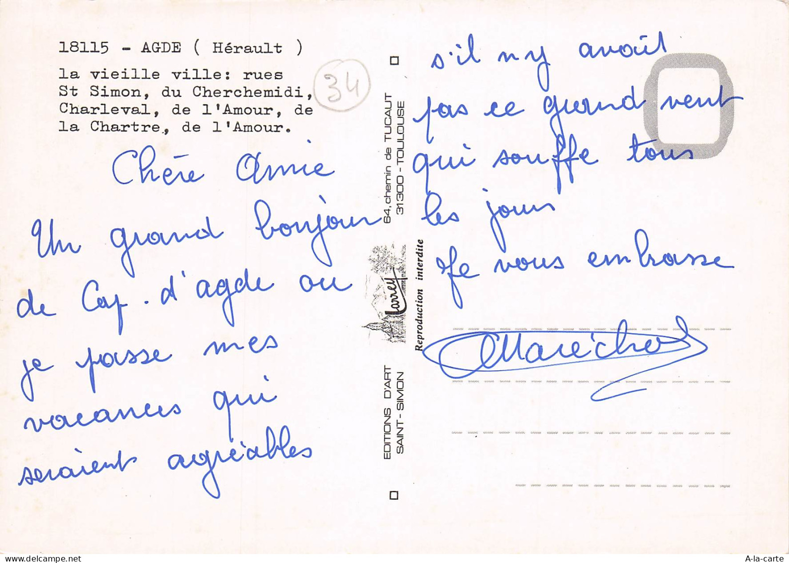 34 AGDE CENTRE VILLE - Agde