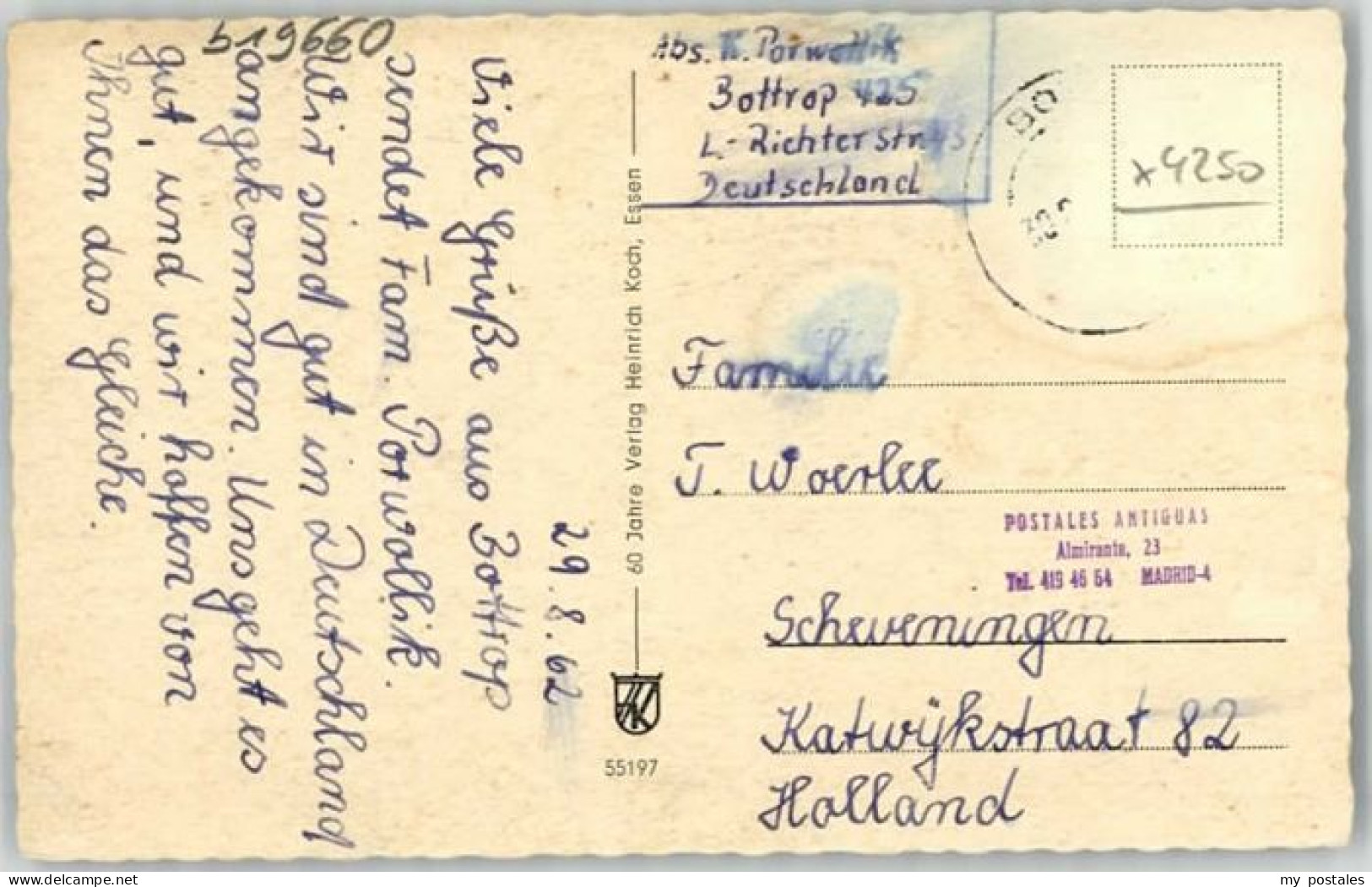 Bottrop Maedchen Mit Reh - Bottrop