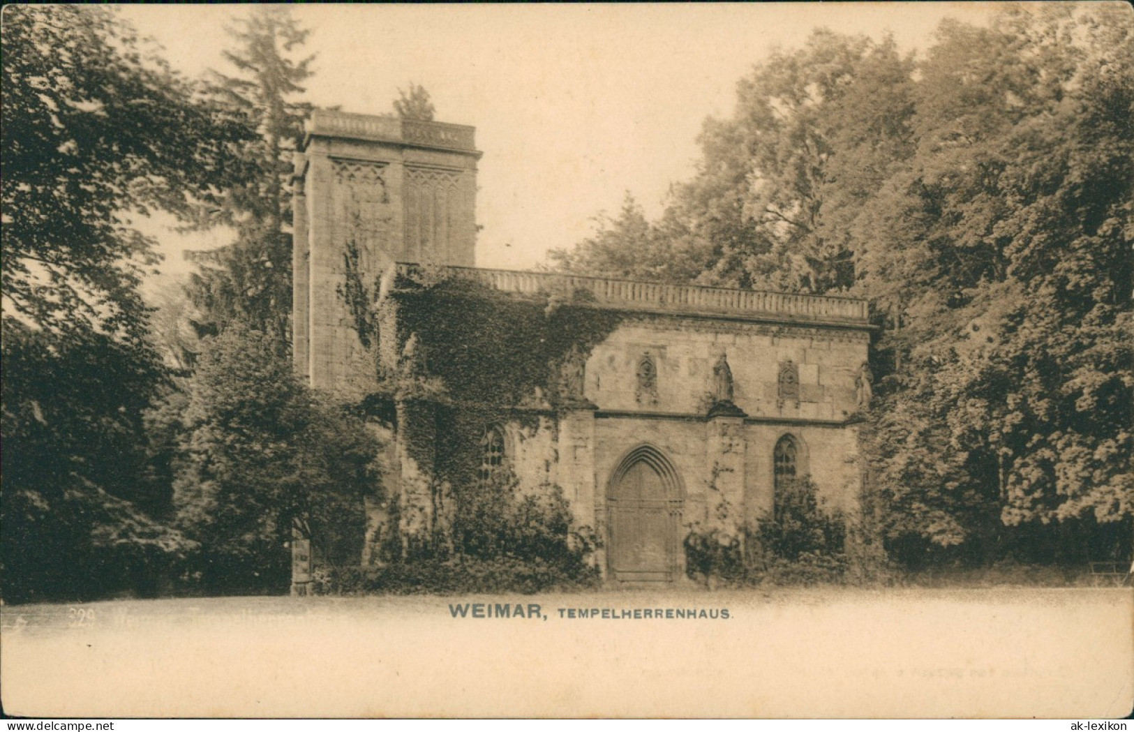 Ansichtskarte Weimar Tempelherrnhaus 1899 - Weimar