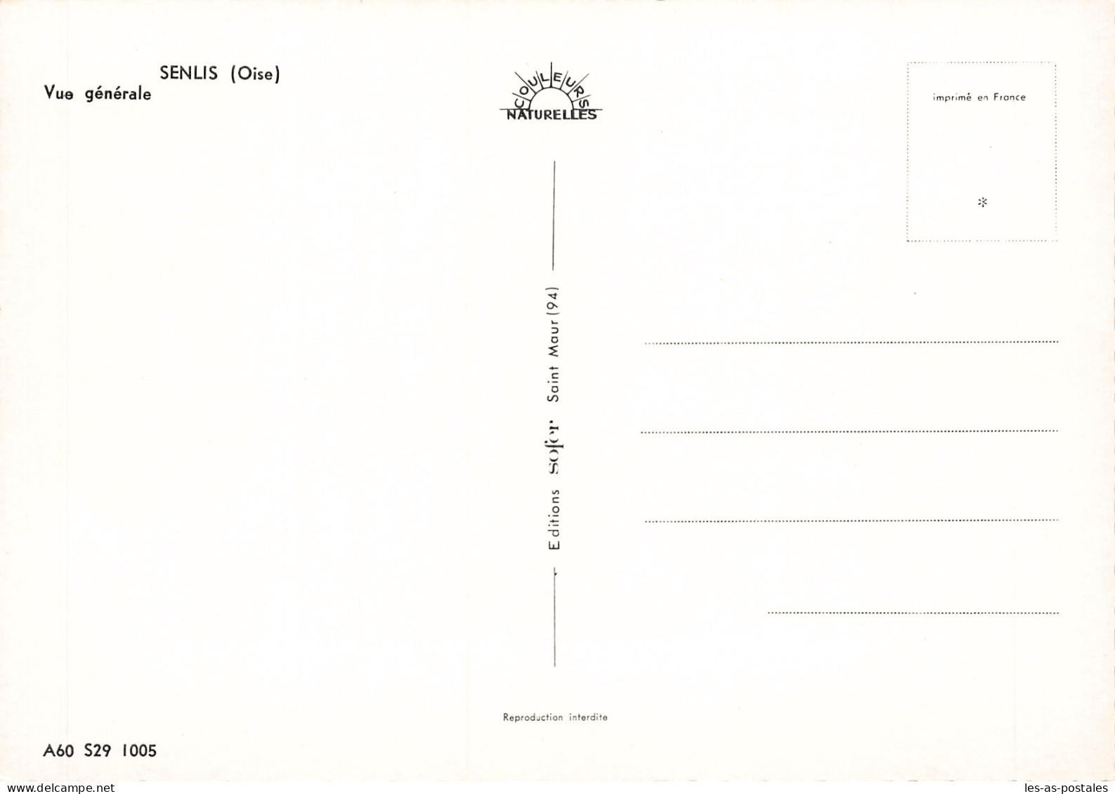 60  SENLIS - Senlis