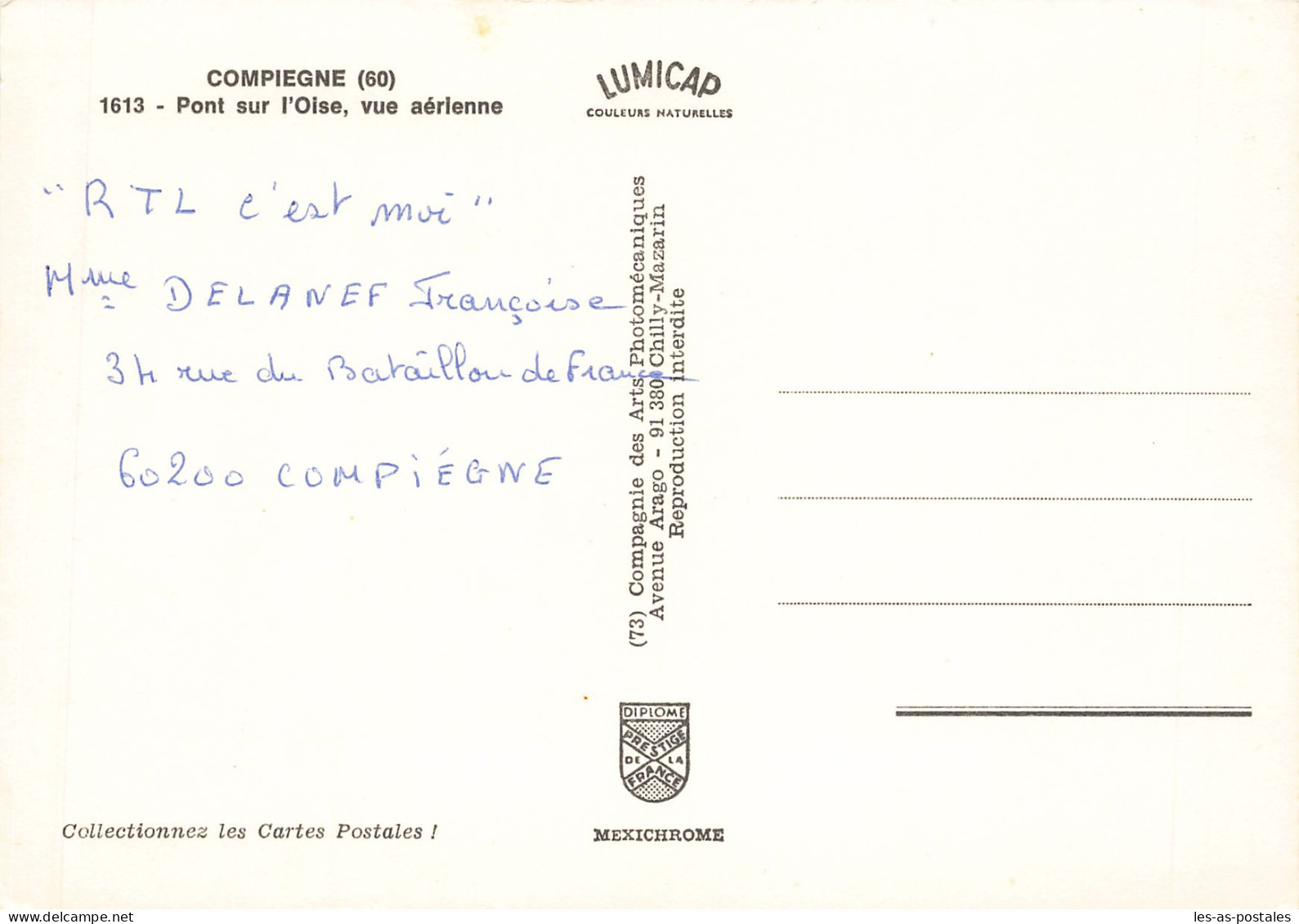 60  COMPIEGNE PONT SUR L OISE - Compiegne
