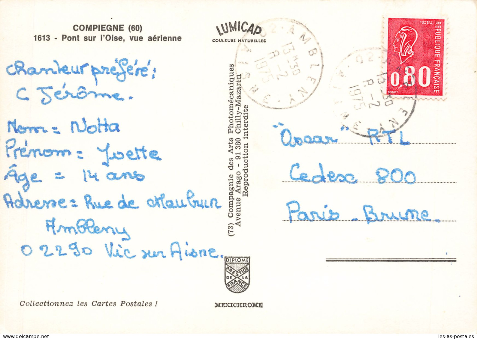 60  COMPIEGNE PONT SUR L OISE - Compiegne
