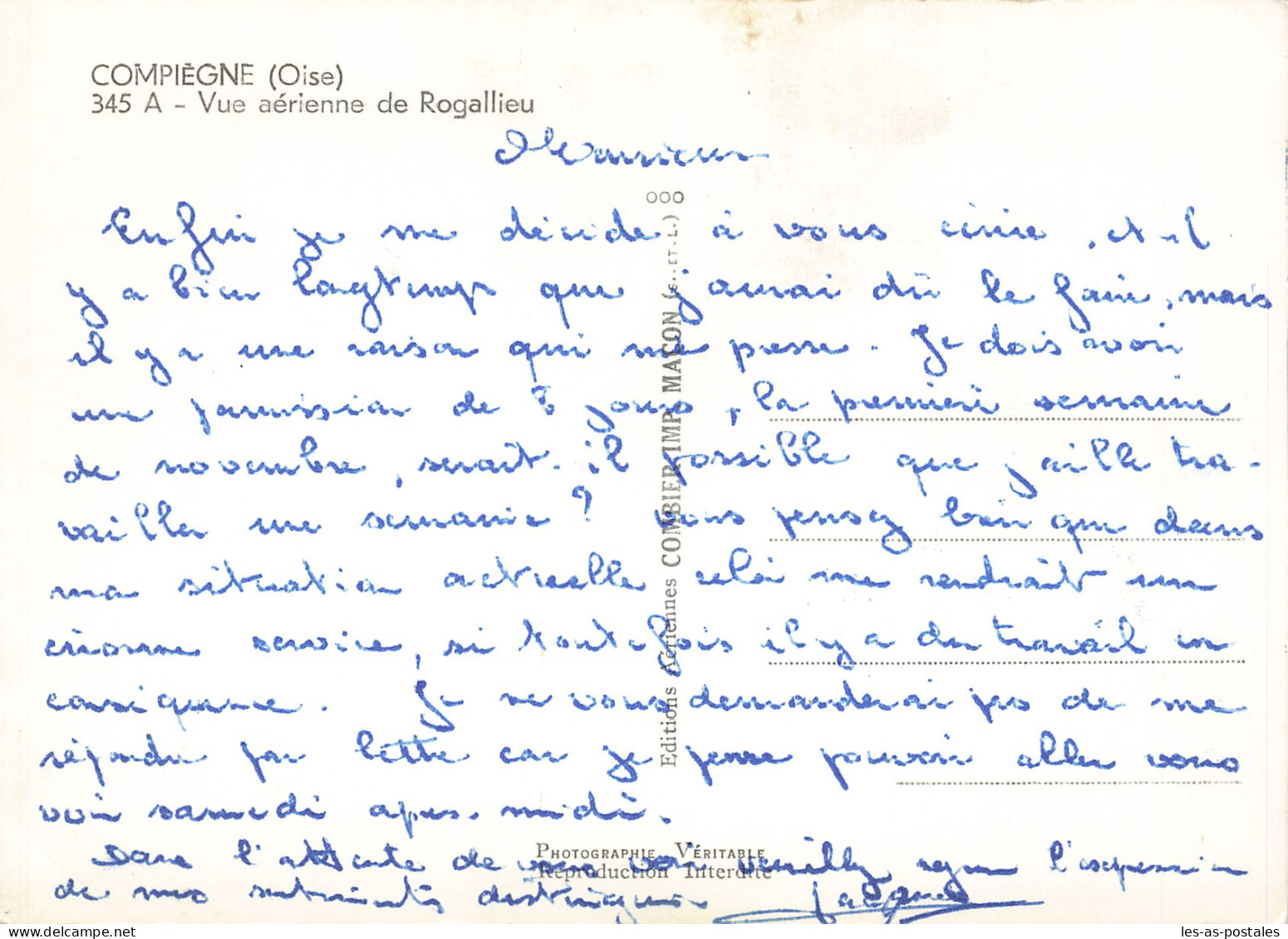 60  COMPIEGNE ROGALLIEU - Compiegne