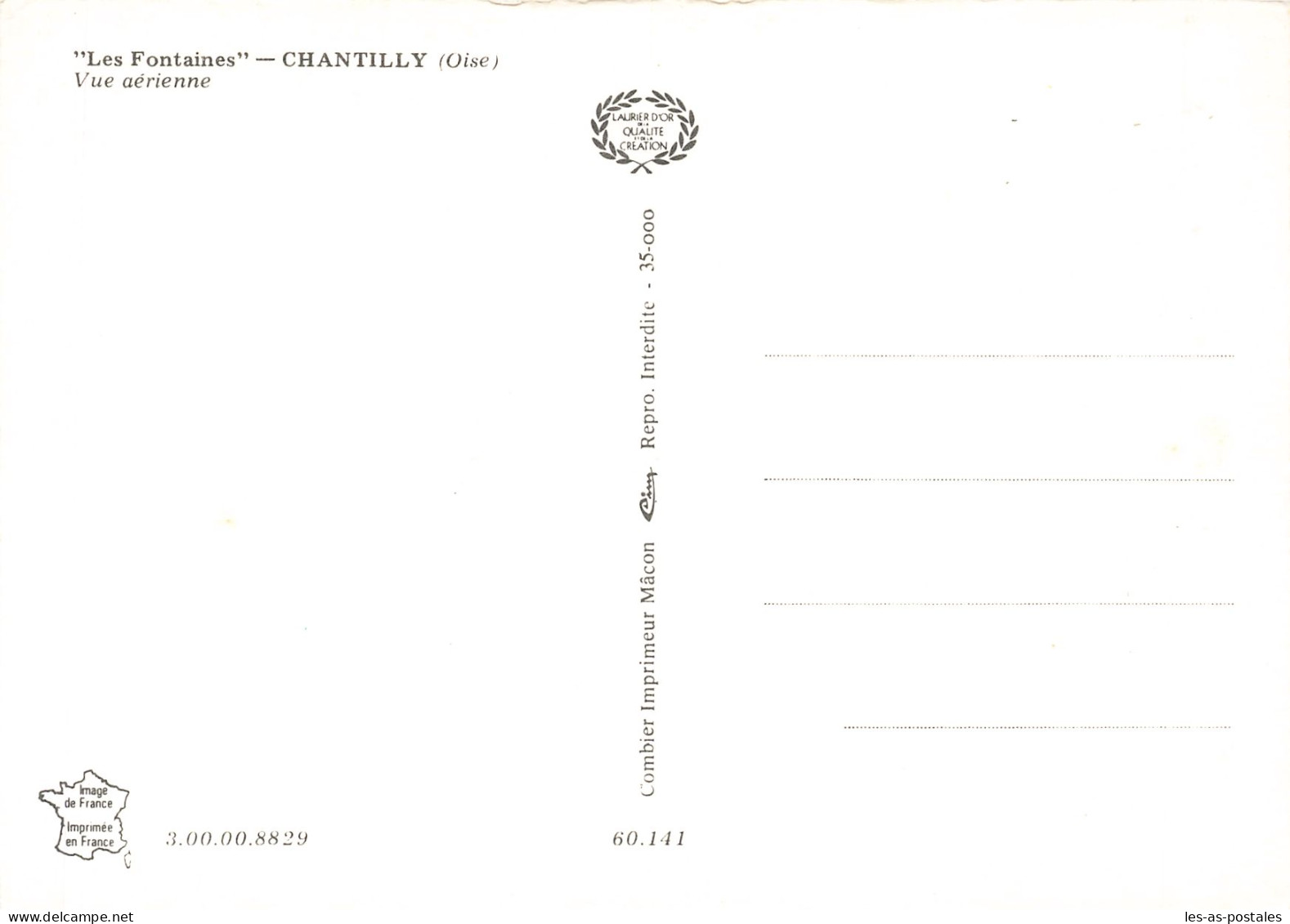 60  CHANTILLY LES FONTAINES - Chantilly