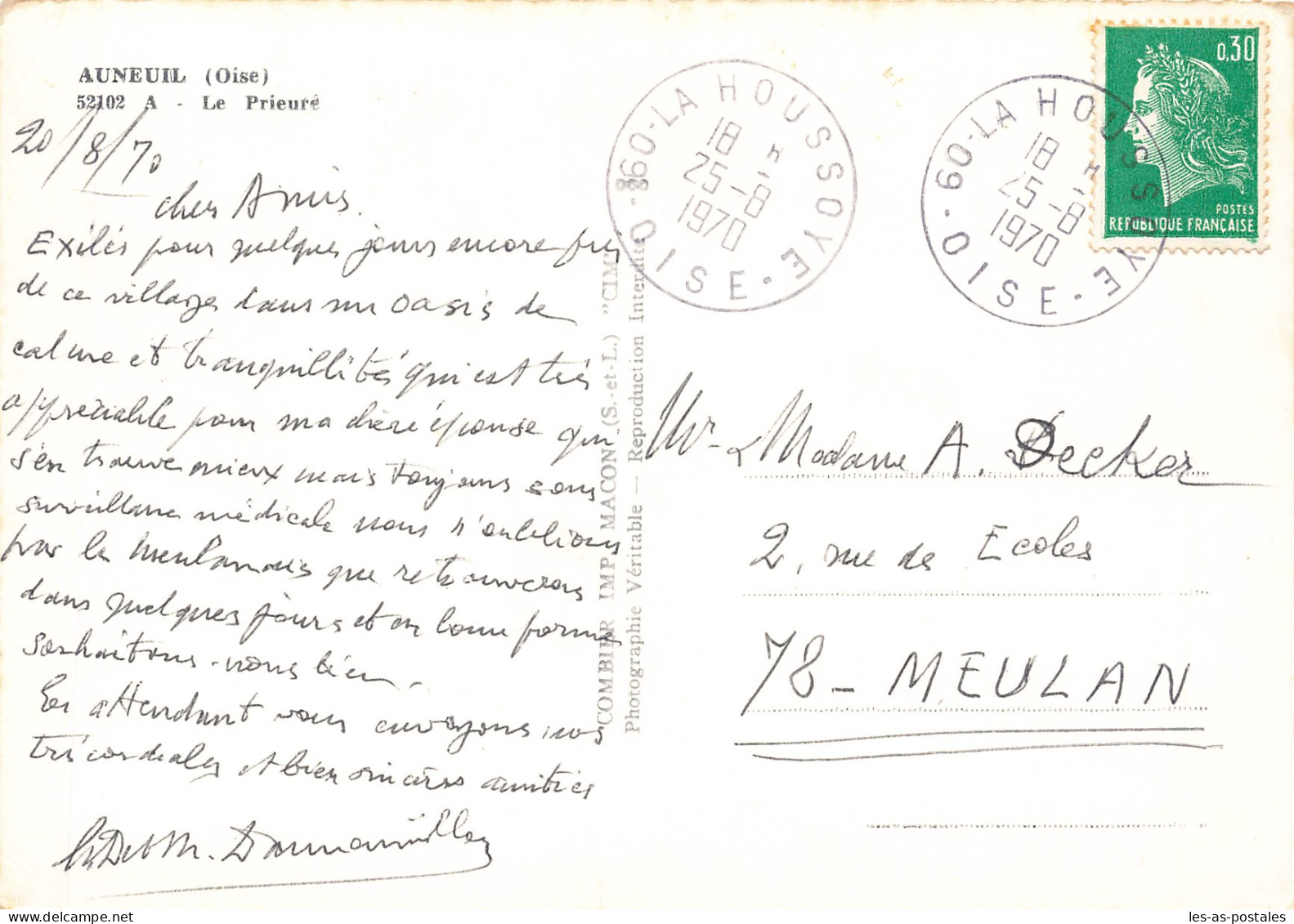 60  AUNEUIL LE PRIEURE - Auneuil