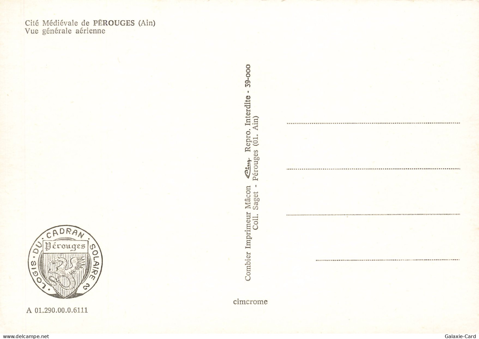 1 PEROUGES - Pérouges