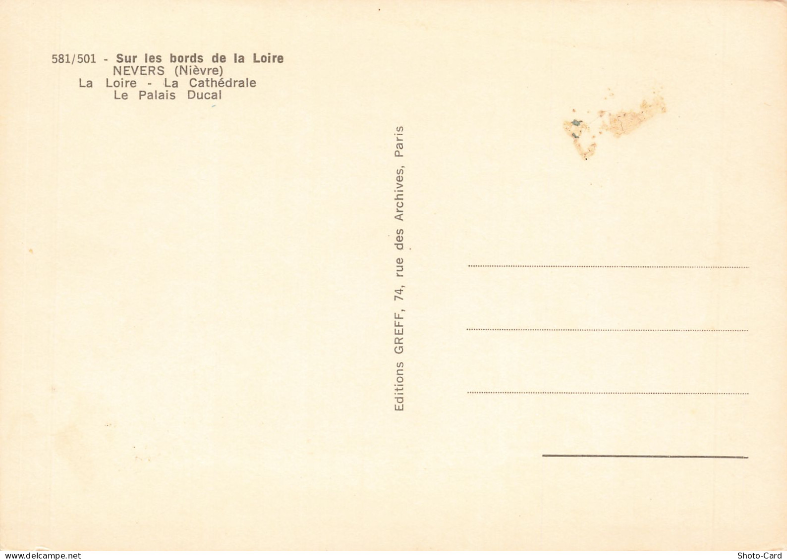 58  NEVERS LA LOIRE - Nevers