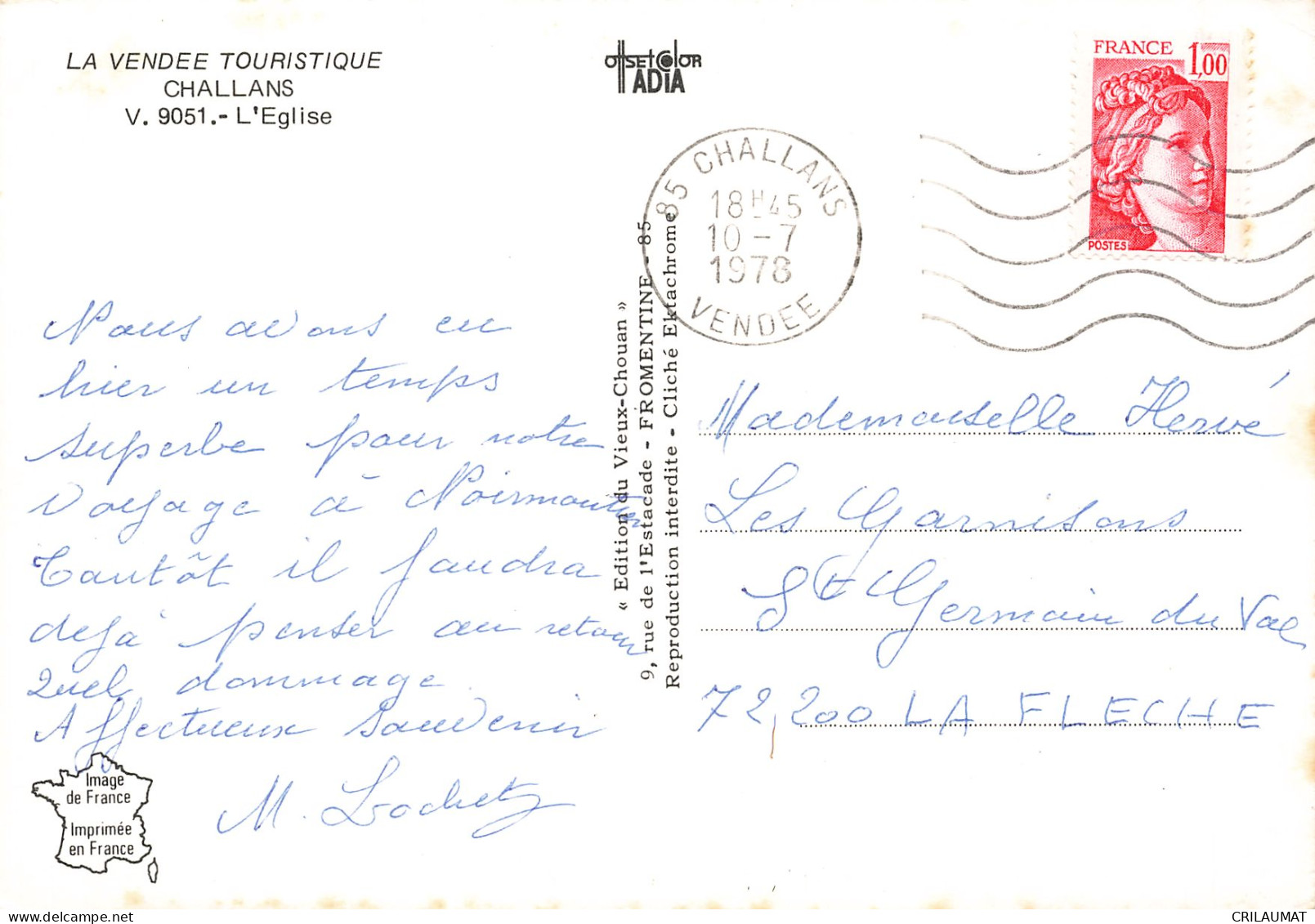 85 CHALLANS L EGLISE - Challans