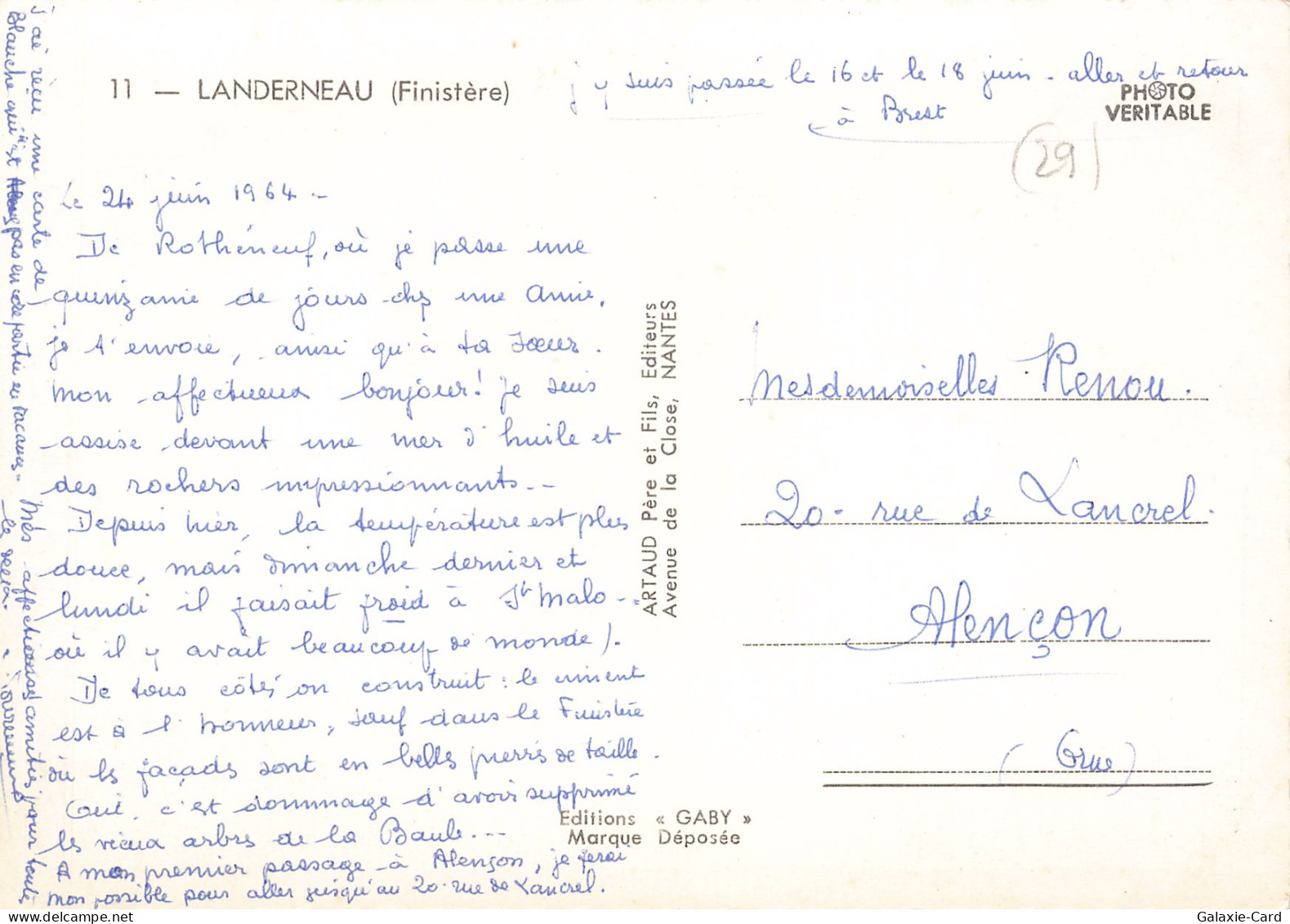 29 LANDERNEAU - Landerneau