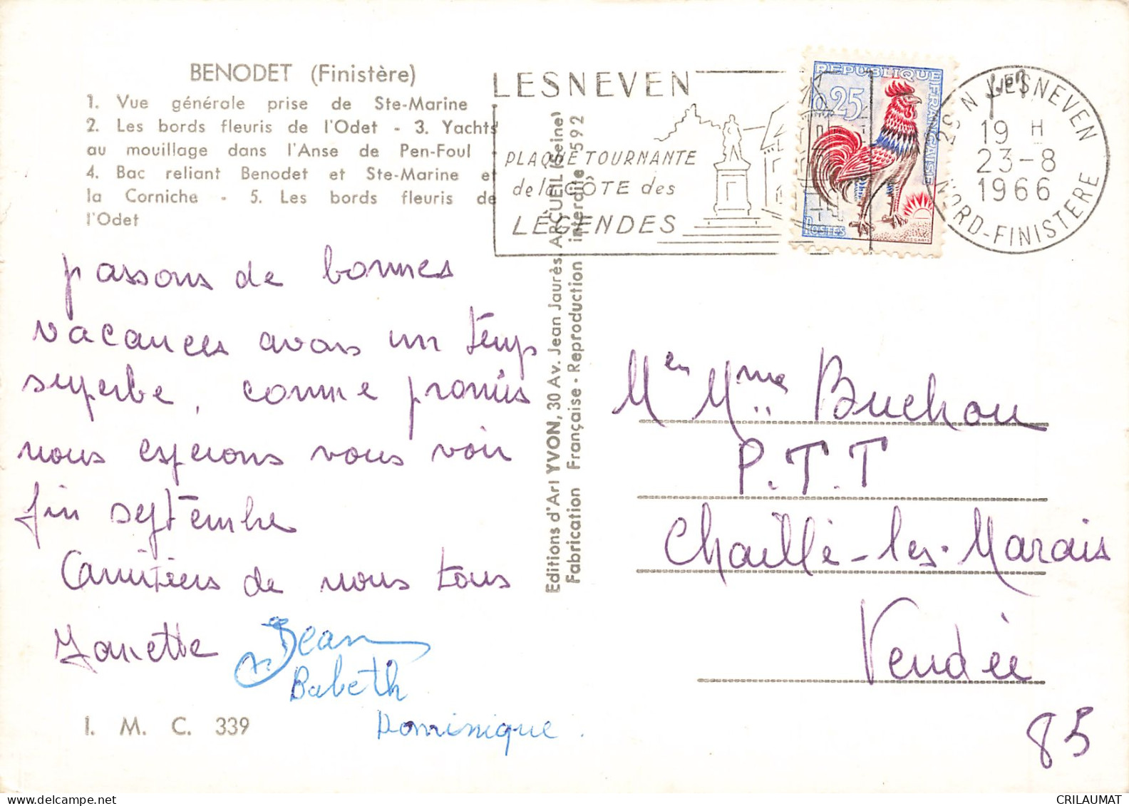29 BENODET - Bénodet