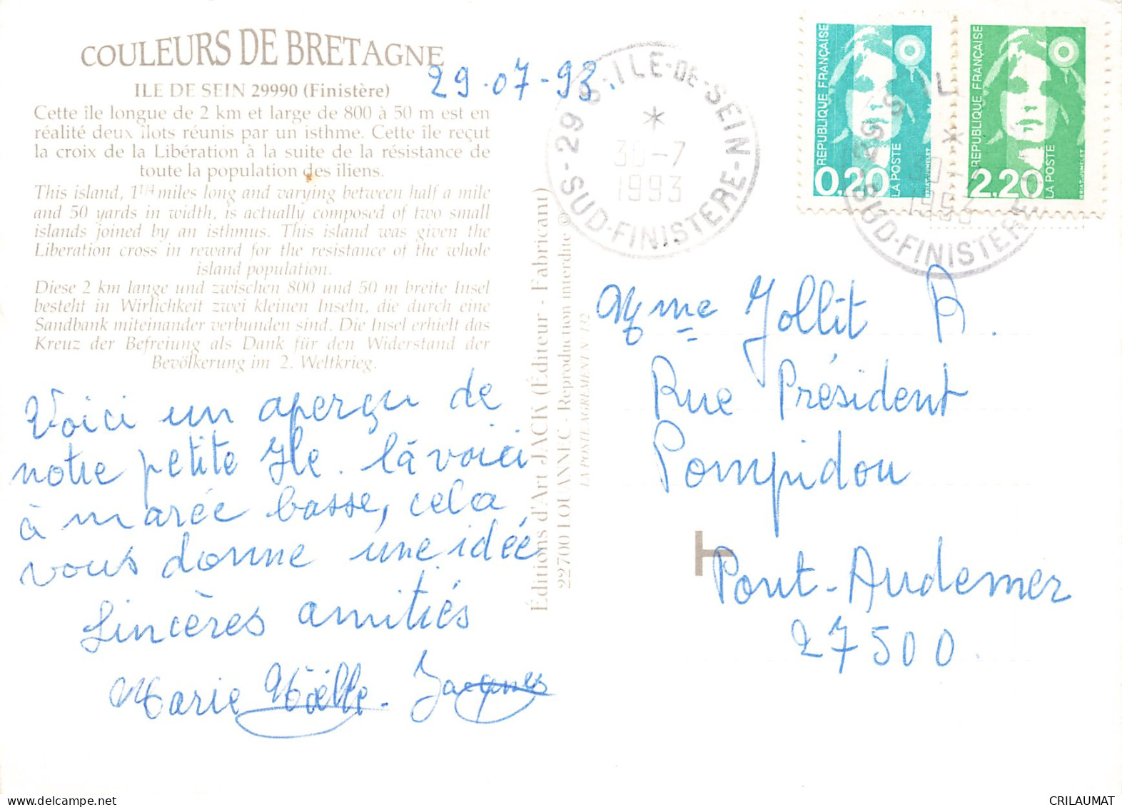 29 L ILE DE SEIN - Ile De Sein